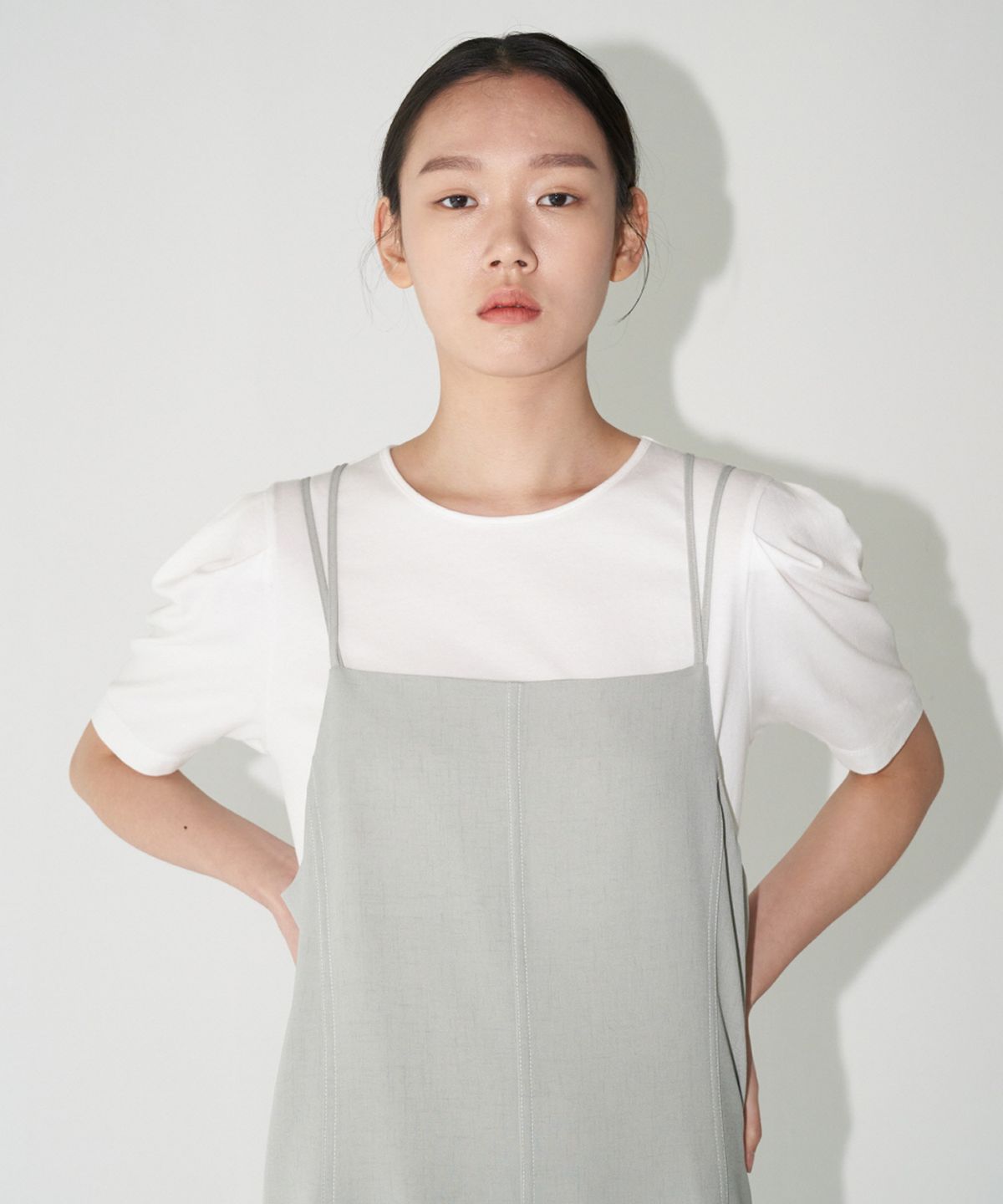 38컴온커먼(38COMEONCOMMON) 20SR PUFF T-SHIRTS (WHITE)