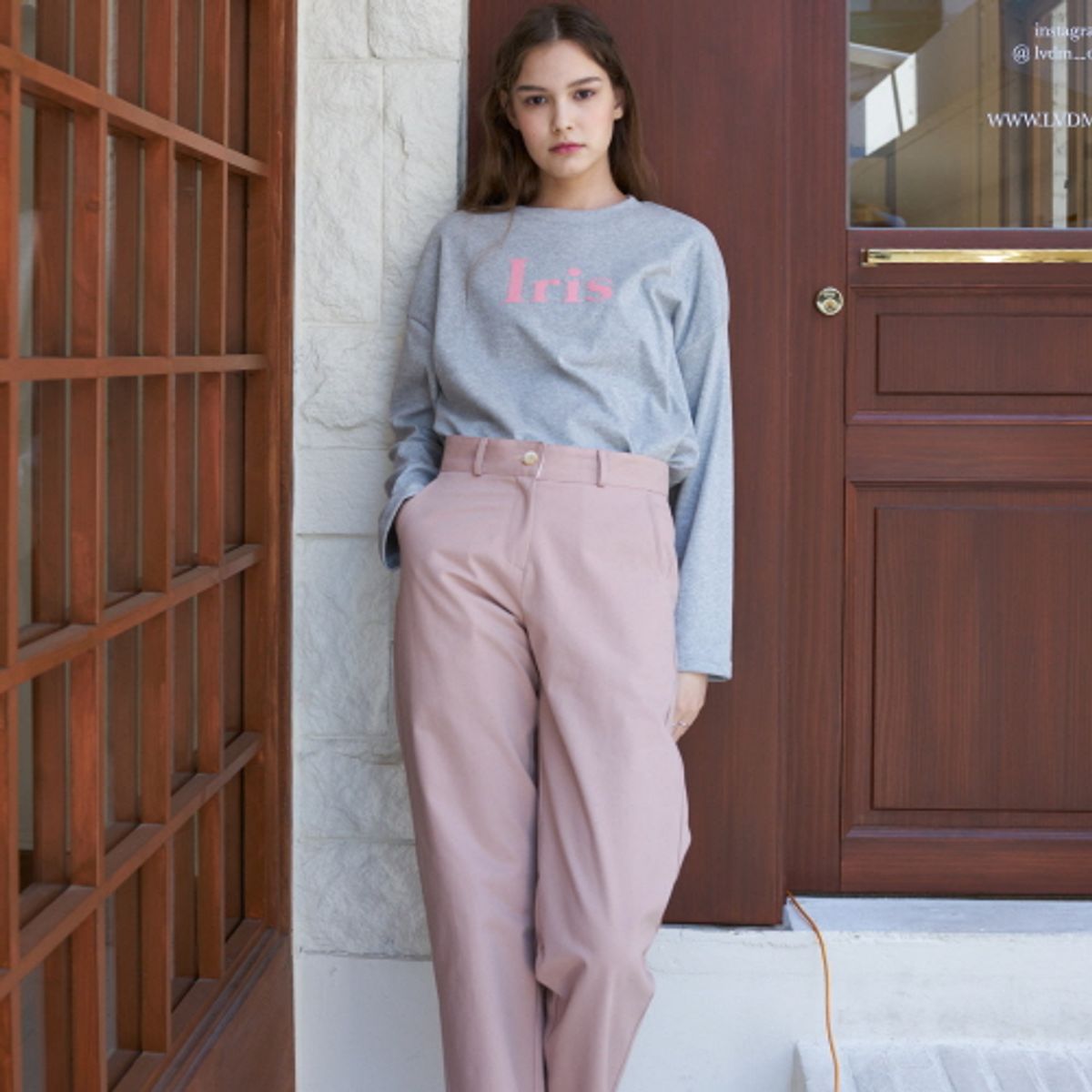 라티젠(LARTIGENT) LTG3 COTTON PANTS(PINK)