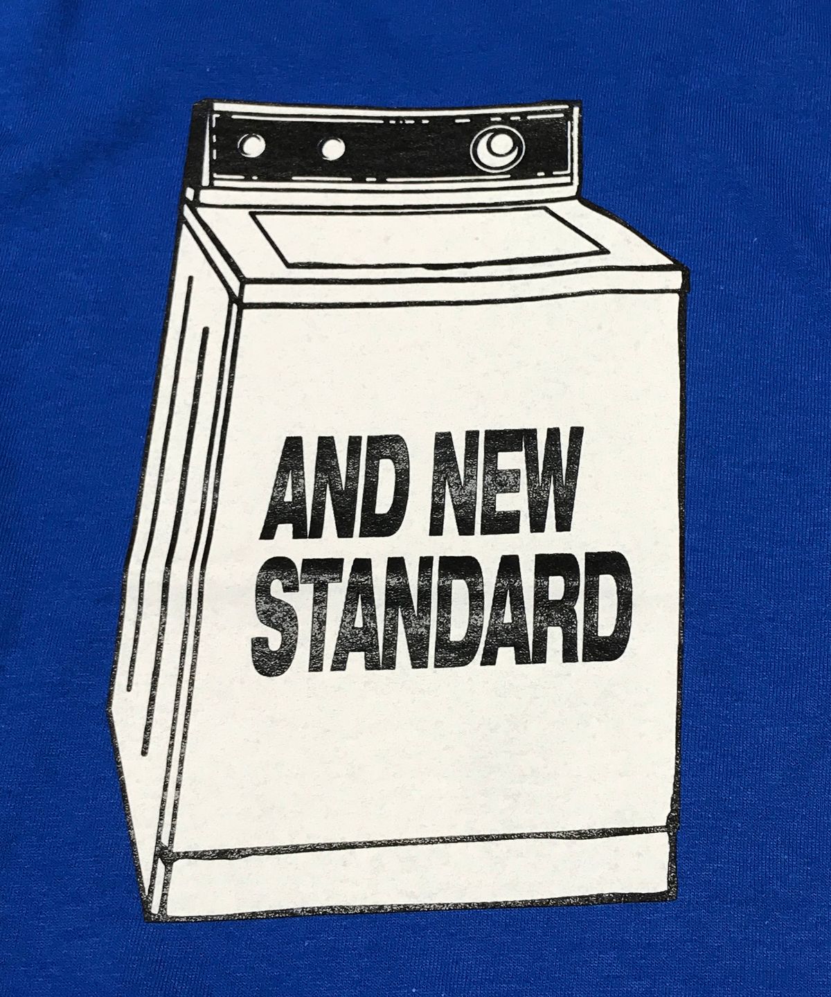 앤드 뉴스탠다드(AND NEWSTANDARD) 워싱머신 티셔츠 (블루)