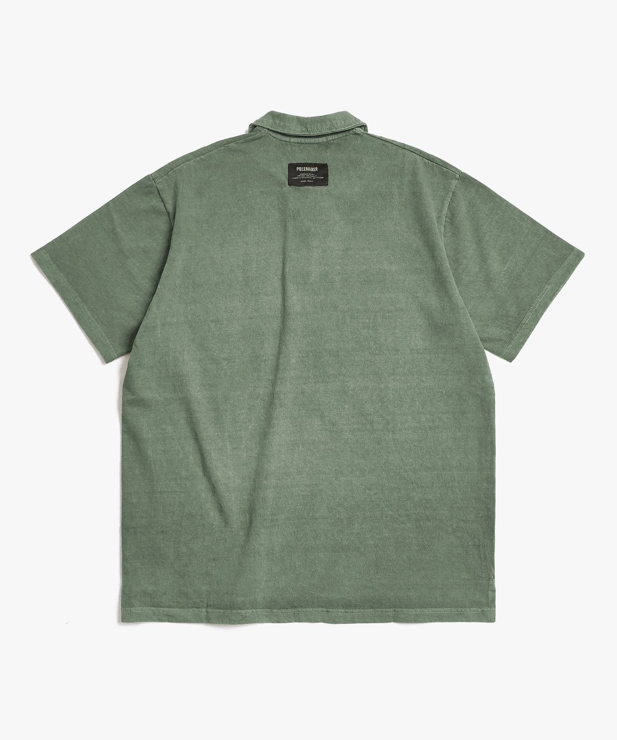 피스메이커(PIECE MAKER) PIGMENT POCKET PK TSHIRTS (OLIVE)