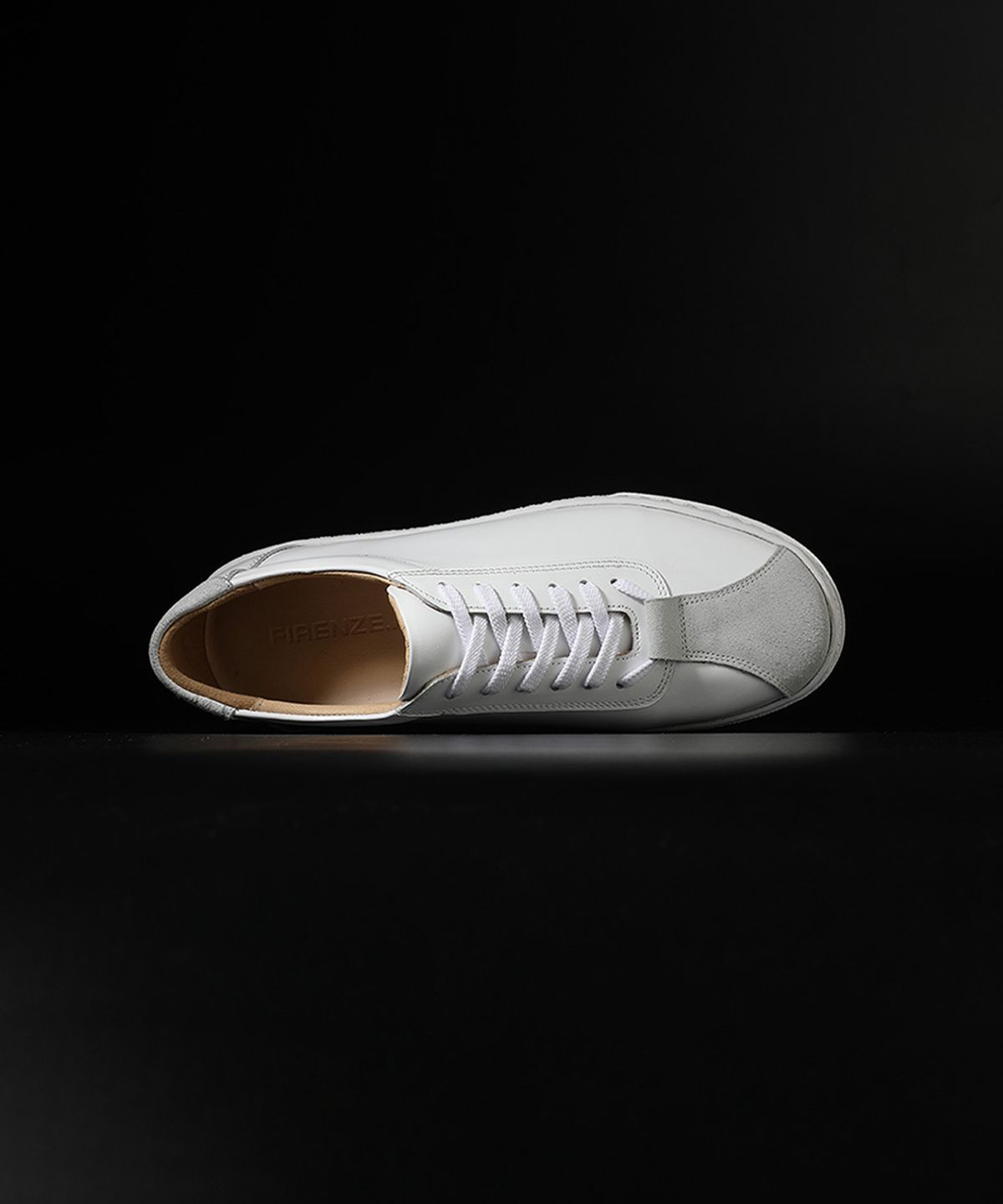 피렌체 아뜨리에(FIRENZE ATELIER) 핸드메이드 코르테즈 스니커즈 2282 [CREAM WHITE+SUEDE]