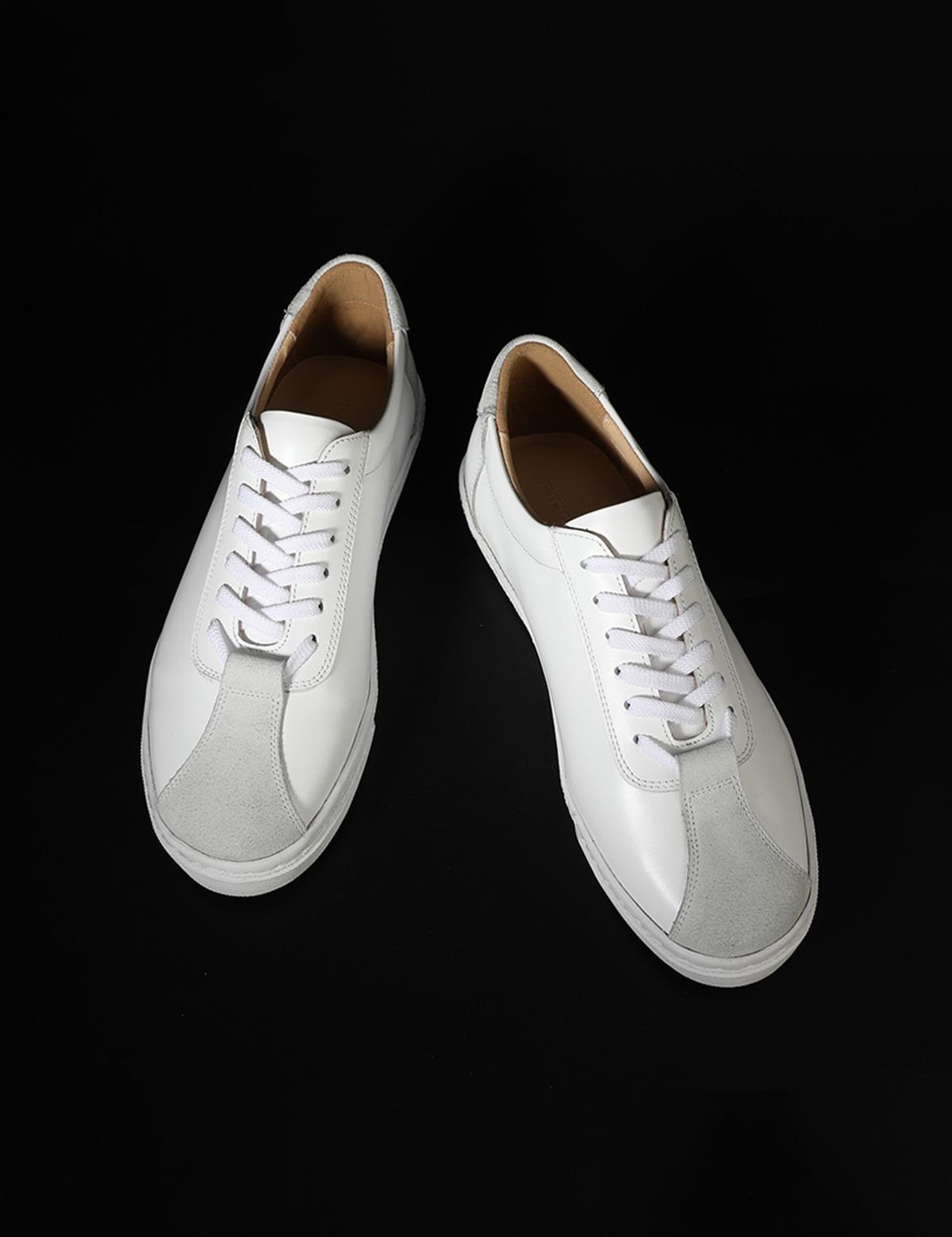 피렌체 아뜨리에(FIRENZE ATELIER) 핸드메이드 코르테즈 스니커즈 2282 [CREAM WHITE+SUEDE]