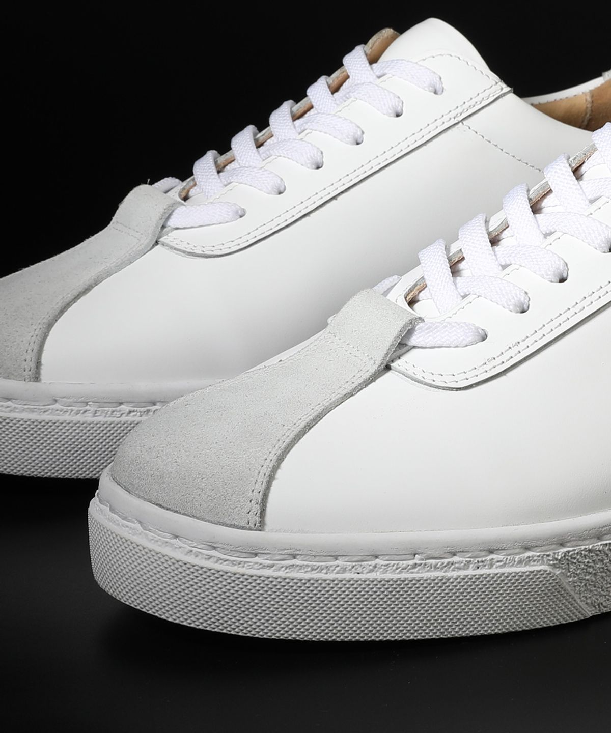 피렌체 아뜨리에(FIRENZE ATELIER) 핸드메이드 코르테즈 스니커즈 2282 [CREAM WHITE+SUEDE]