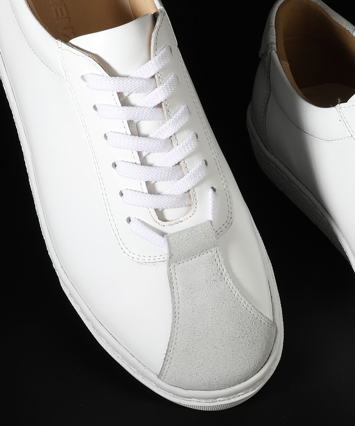 피렌체 아뜨리에(FIRENZE ATELIER) 핸드메이드 코르테즈 스니커즈 2282 [CREAM WHITE+SUEDE]