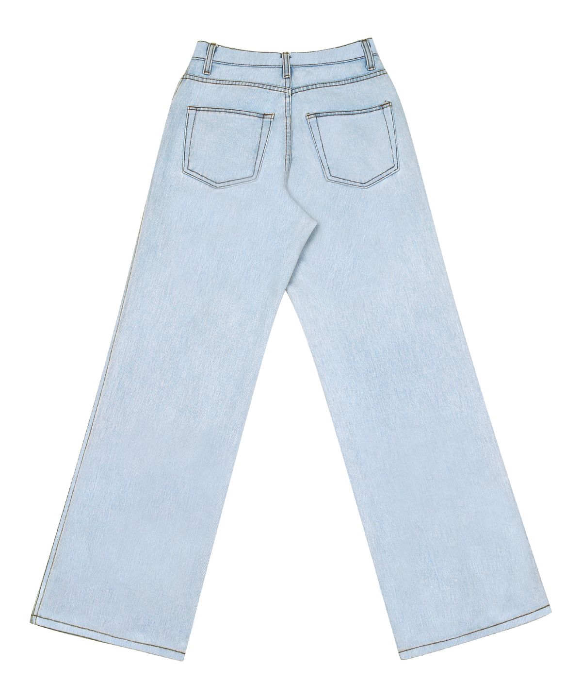 하이스쿨디스코(HIGH SCHOOL DISCO) Color Wide Pants_Denim