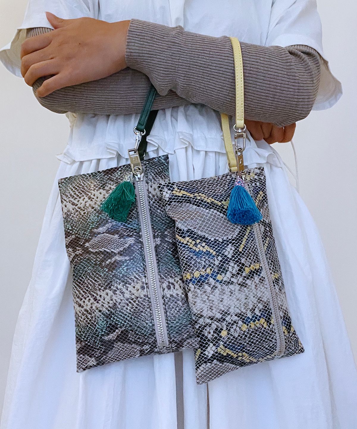 지나인뉴욕(JINA IN NY) Python Easy Pouch [3color]