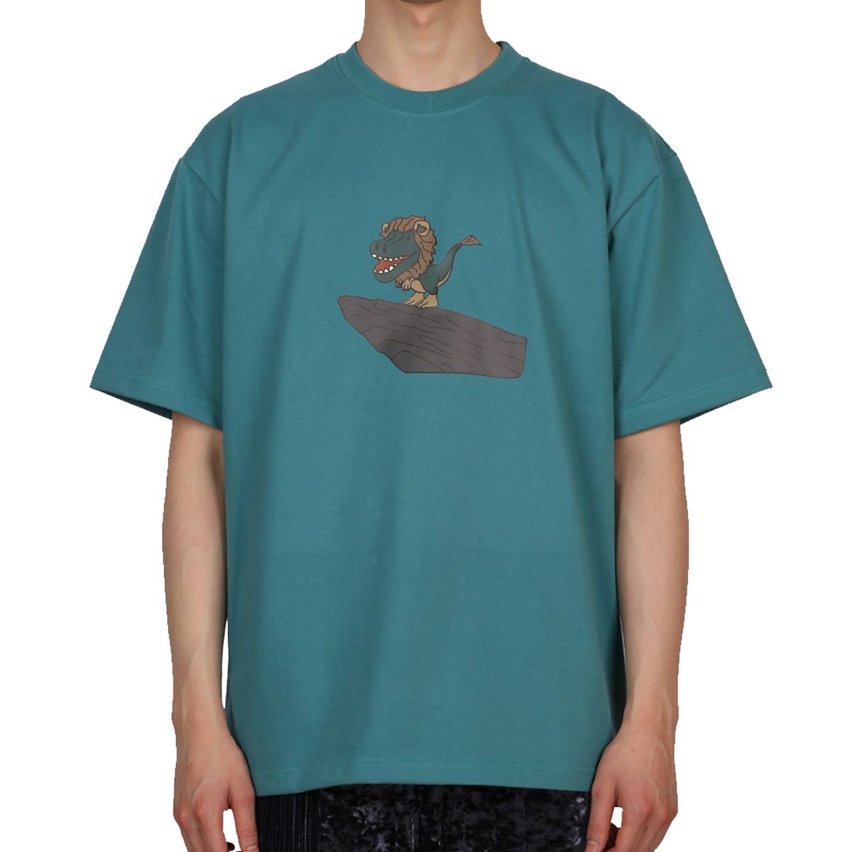마이누(MINU) Dino Lion T-shirts [Mint Green]
