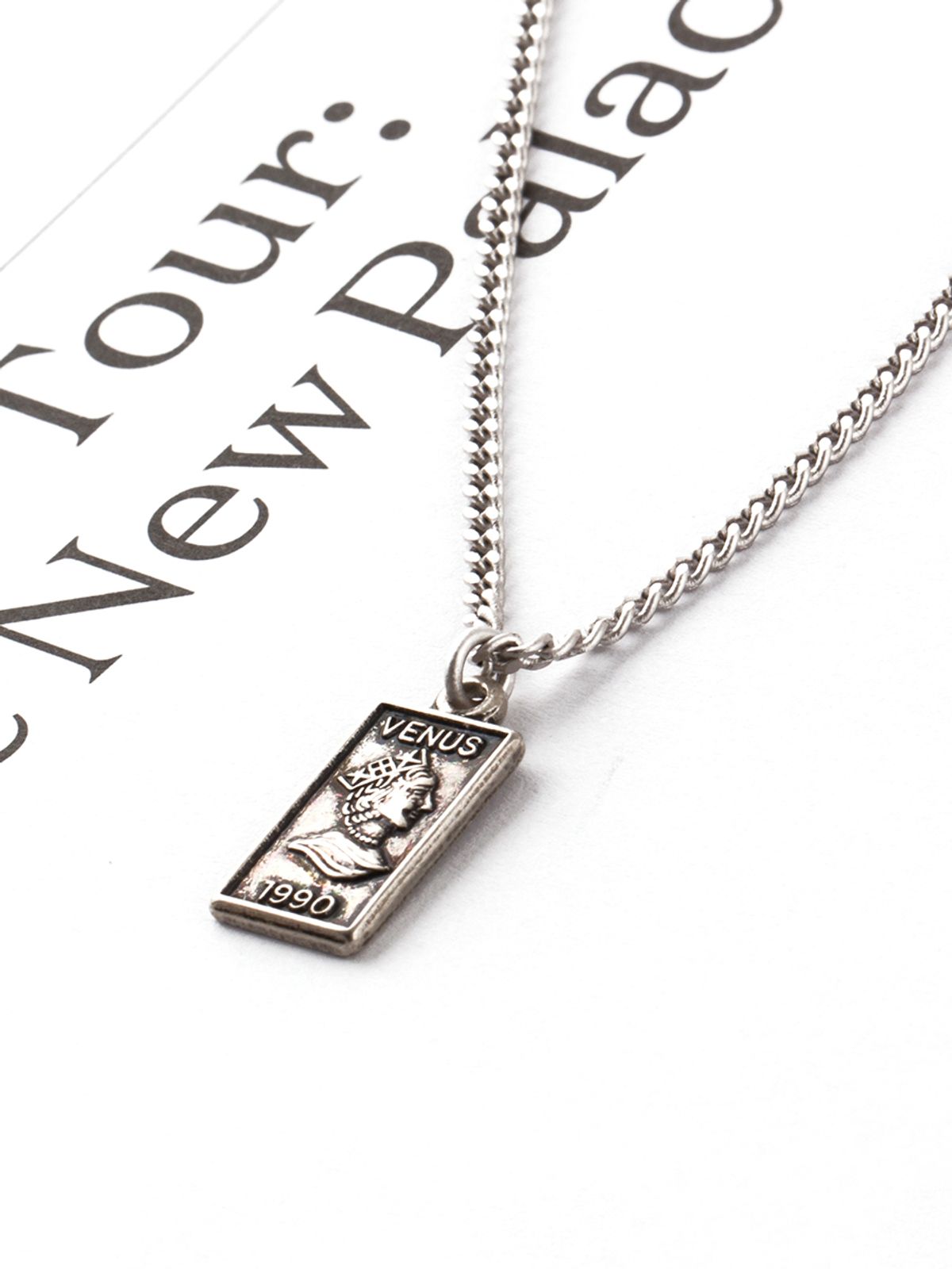 쇼브오프(SHOVEOFF) SVN-310 Stone Bar Double Necklace