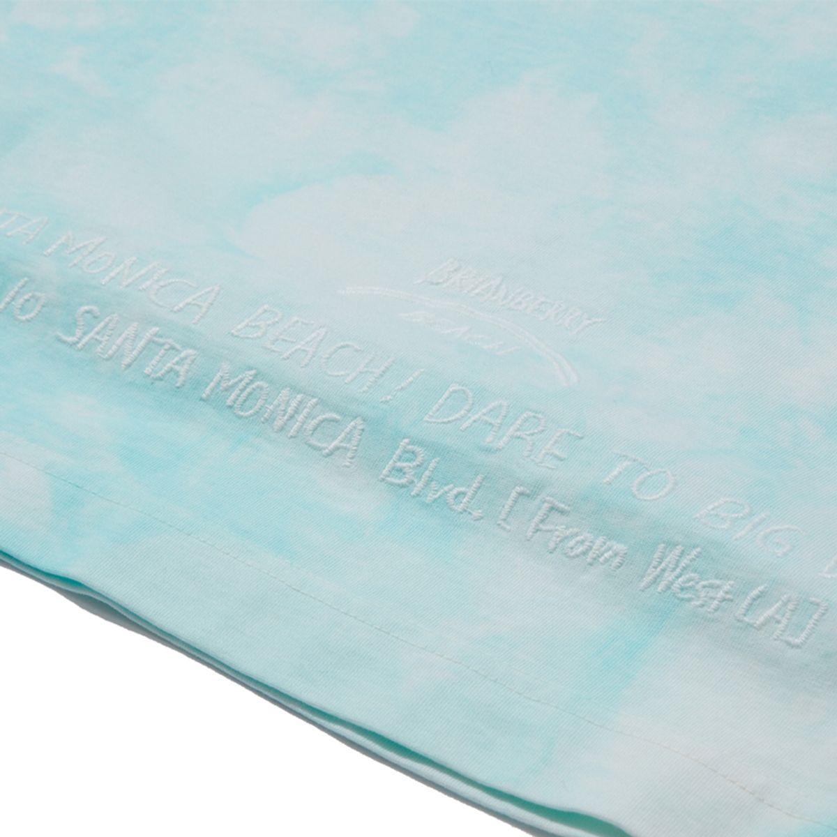 브라이언베리(BRIAN BERRY) TIE DYED S/S TEE_AQUA BLUE