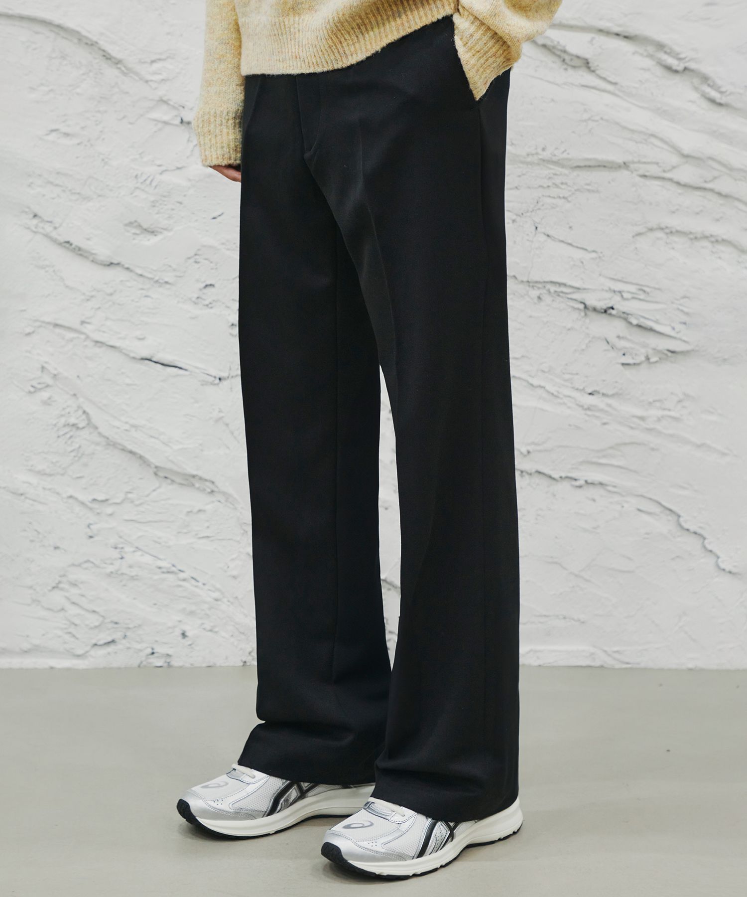 MUSINSA公式 | SIGNATURE [Winter fabric added] Semi-bootcut