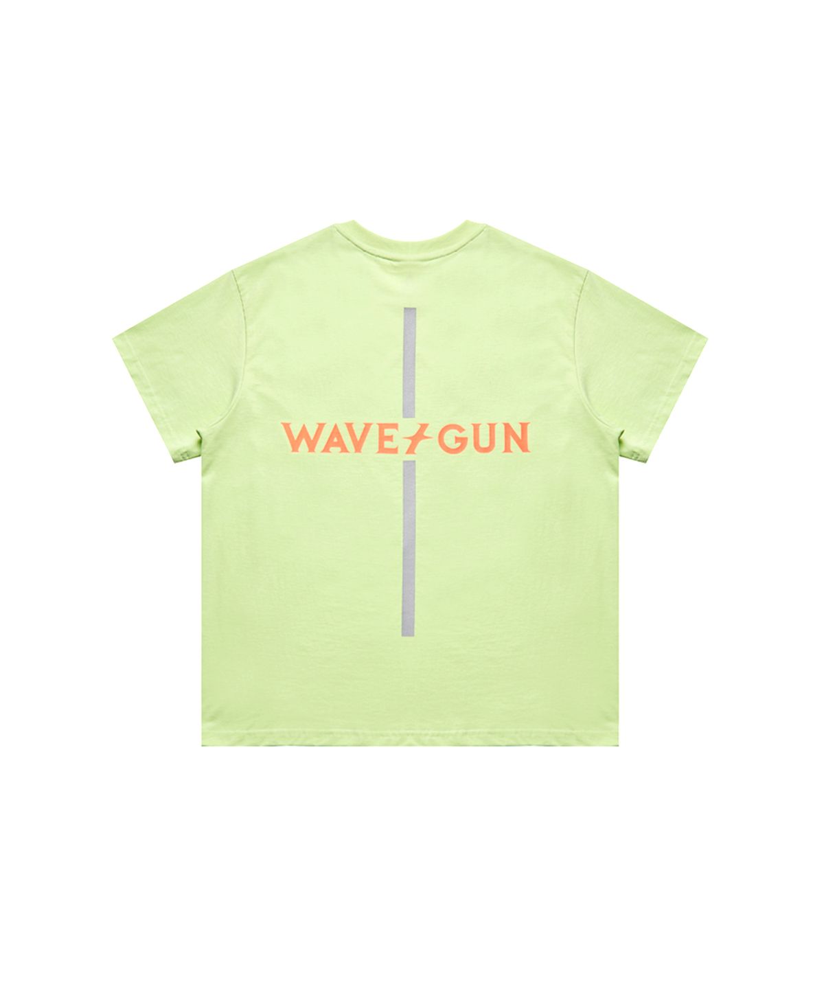 웨이브건(WAVEGUN) 크로스 리플렉티브 티셔츠 애플민트