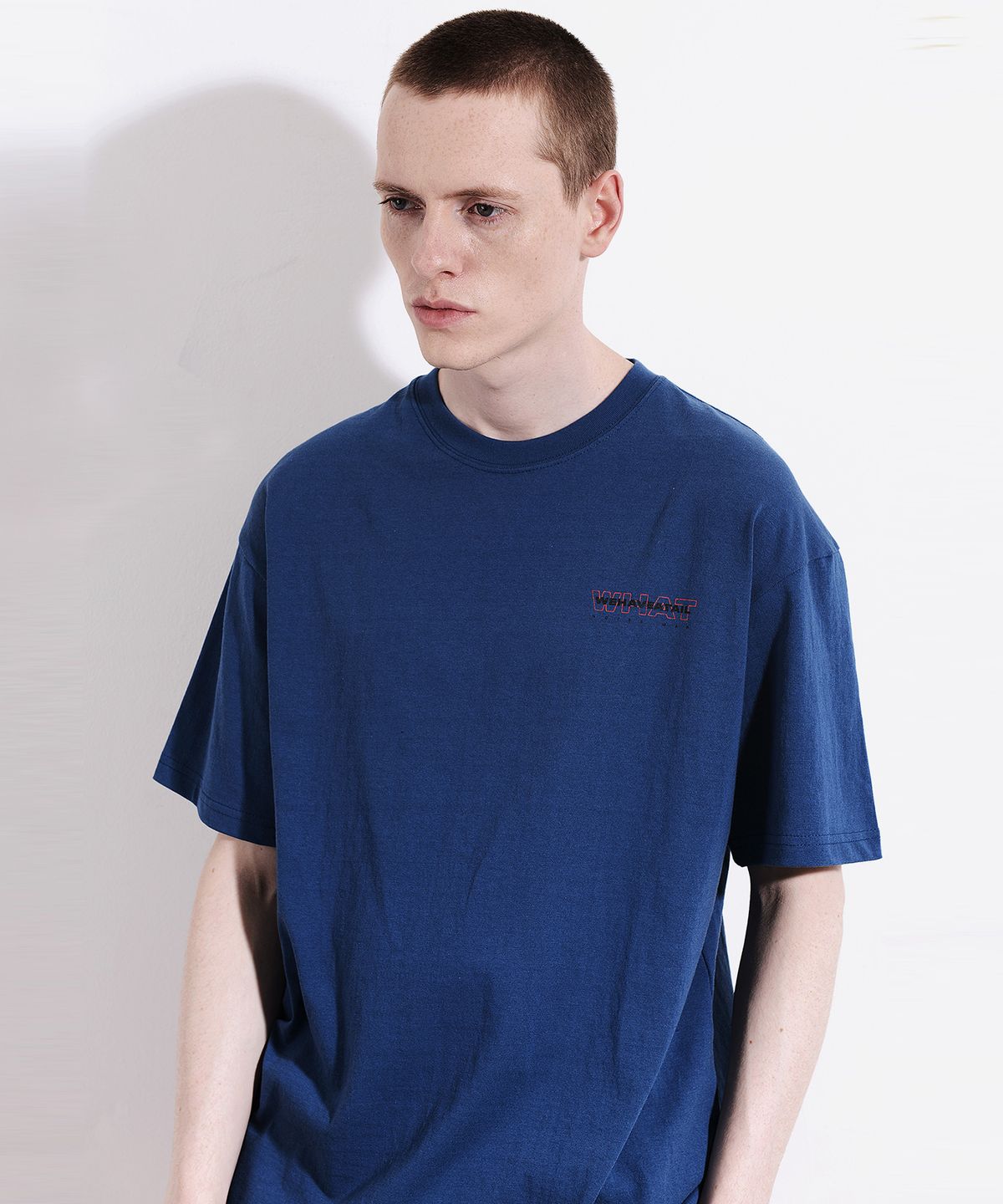 위해브어테일(WE HAVE A TAIL) OG LOGO TSHIRTS (NAVY)