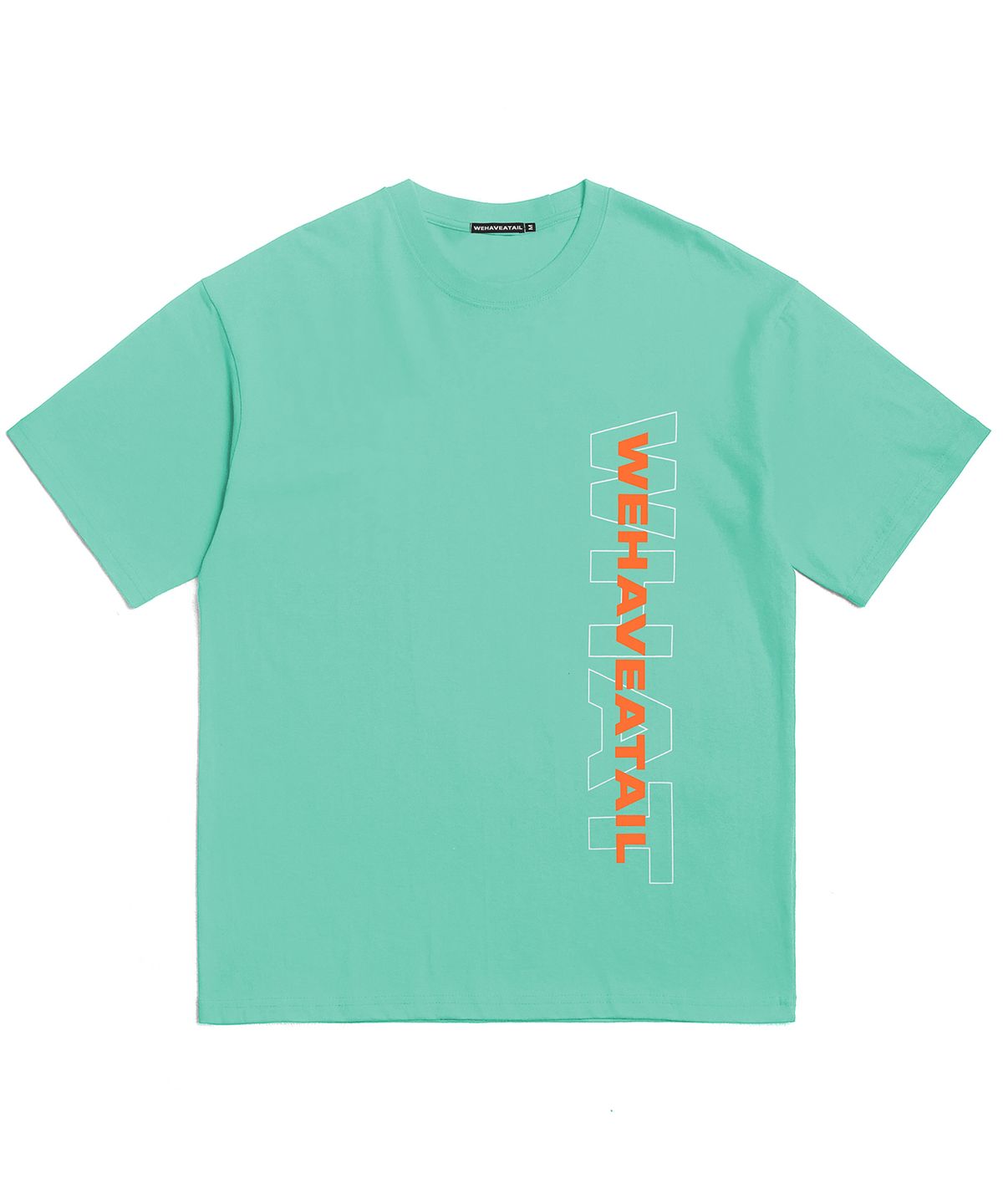 위해브어테일(WE HAVE A TAIL) LAYER LOGO TSHIRTS (MINT)