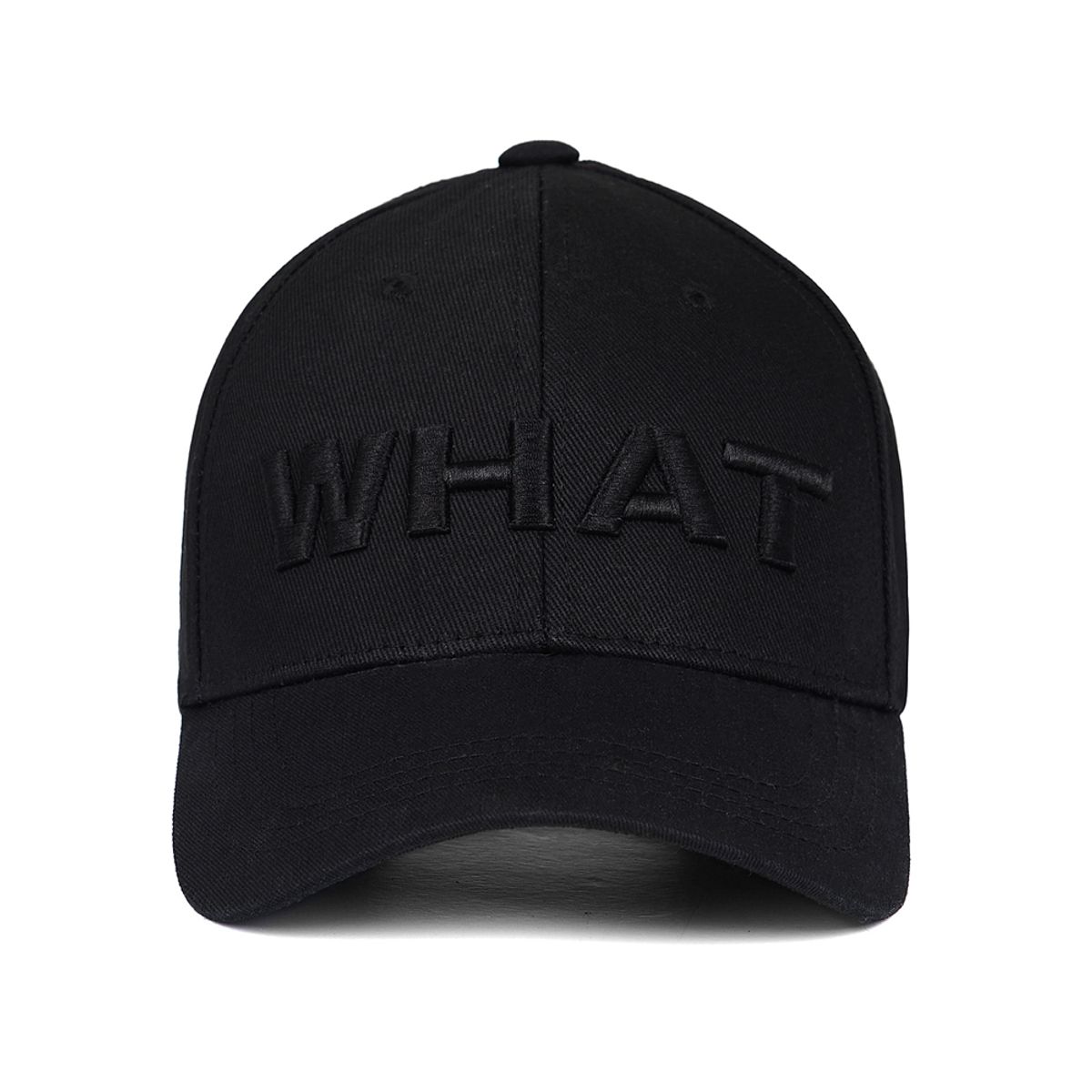 위해브어테일(WE HAVE A TAIL) WHAT BALLCAP (BLACK)
