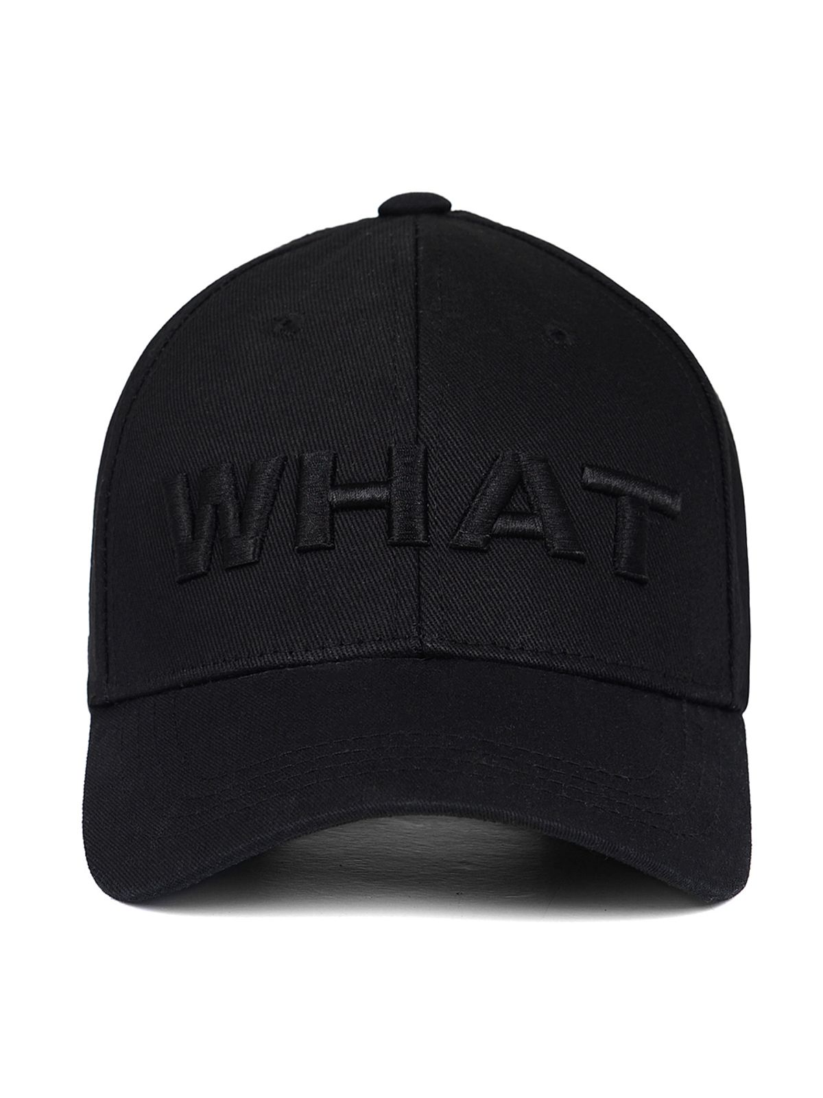 위해브어테일(WE HAVE A TAIL) WHAT BALLCAP (BLACK)