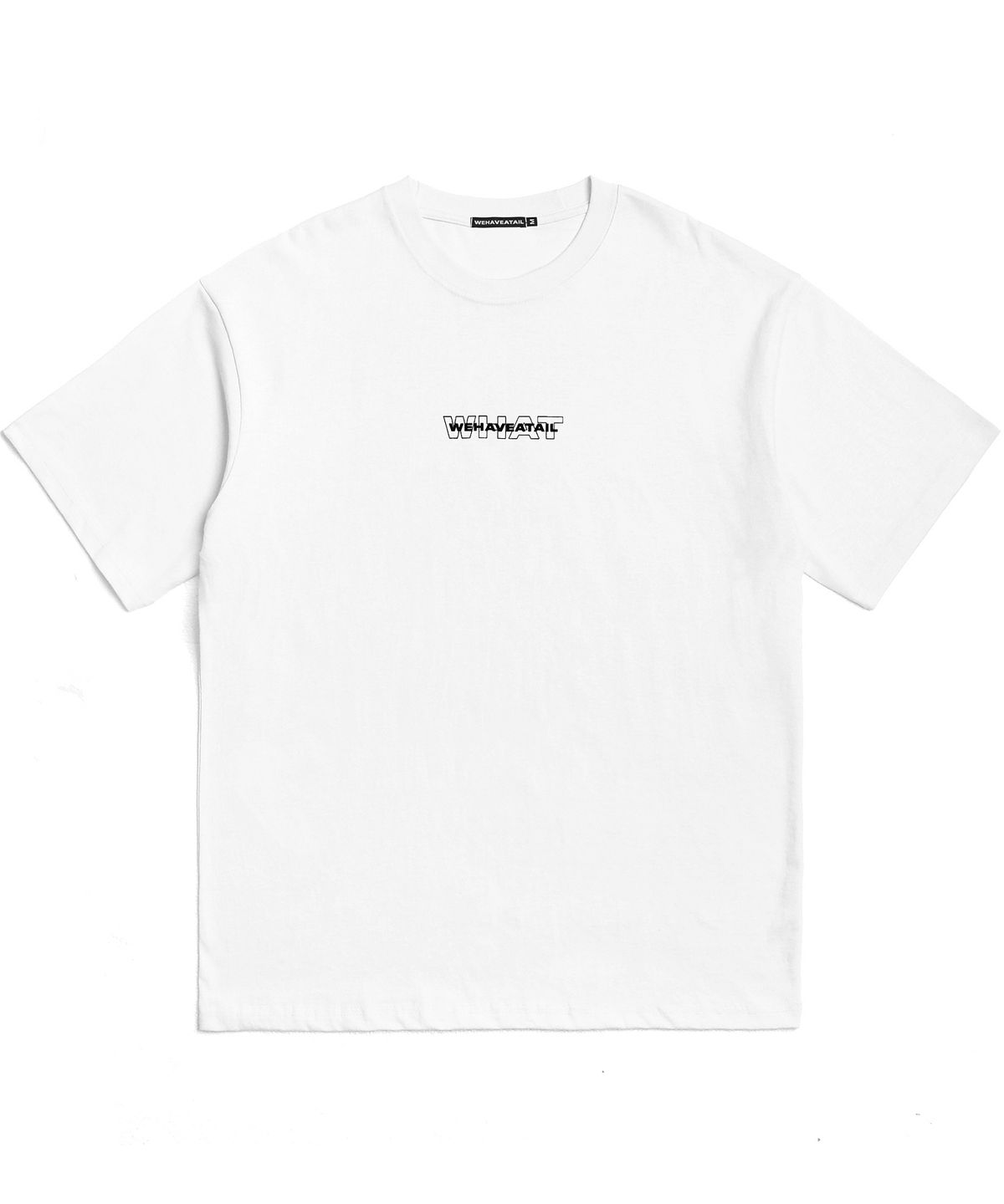 위해브어테일(WE HAVE A TAIL) SIGNATURE TSHIRTS (WHITE)