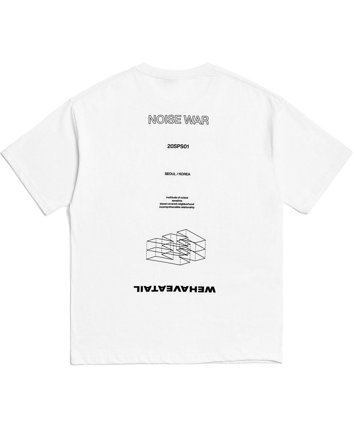 위해브어테일(WE HAVE A TAIL) SIGNATURE TSHIRTS (WHITE)