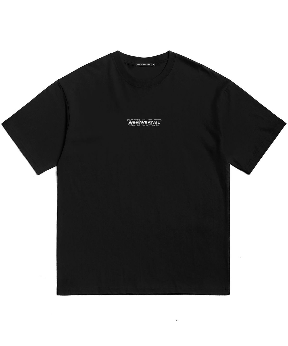 위해브어테일(WE HAVE A TAIL) SIGNATURE TSHIRTS (BLACK)