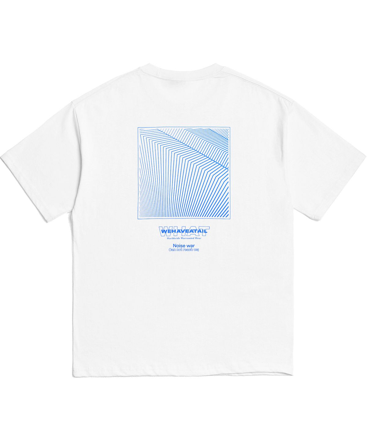위해브어테일(WE HAVE A TAIL) NOISE WAR TSHIRTS (WHITE)