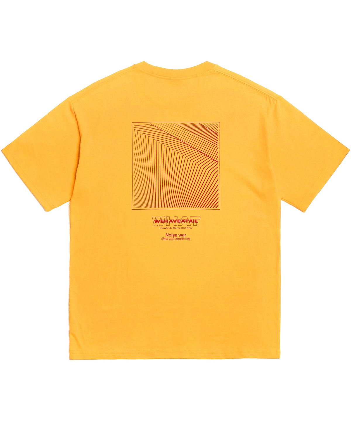 위해브어테일(WE HAVE A TAIL) NOISE WAR TSHIRTS (YELLOW)