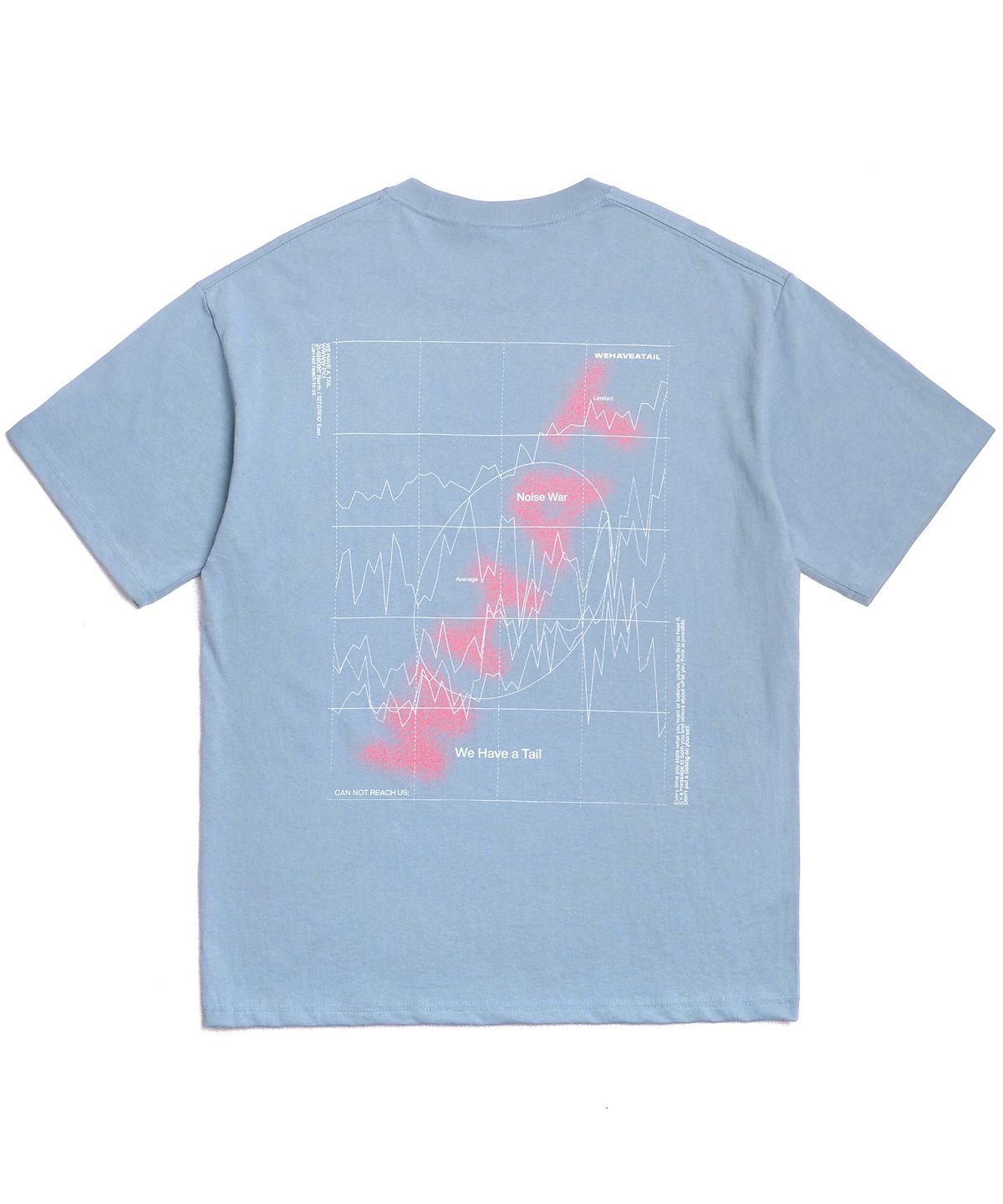 위해브어테일(WE HAVE A TAIL) WAVE TSHIRTS (SKY BLUE)
