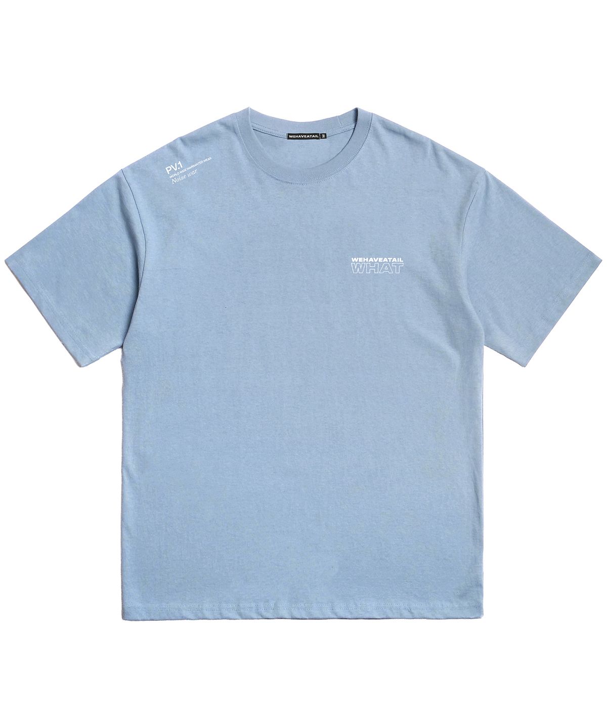 위해브어테일(WE HAVE A TAIL) WAVE TSHIRTS (SKY BLUE)