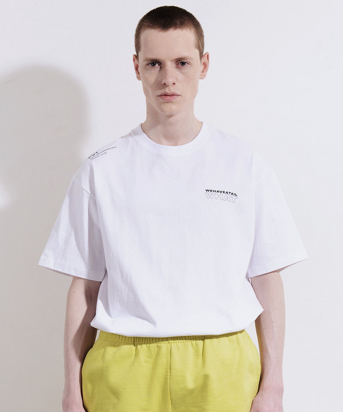 위해브어테일(WE HAVE A TAIL) WAVE TSHIRTS (WHITE)