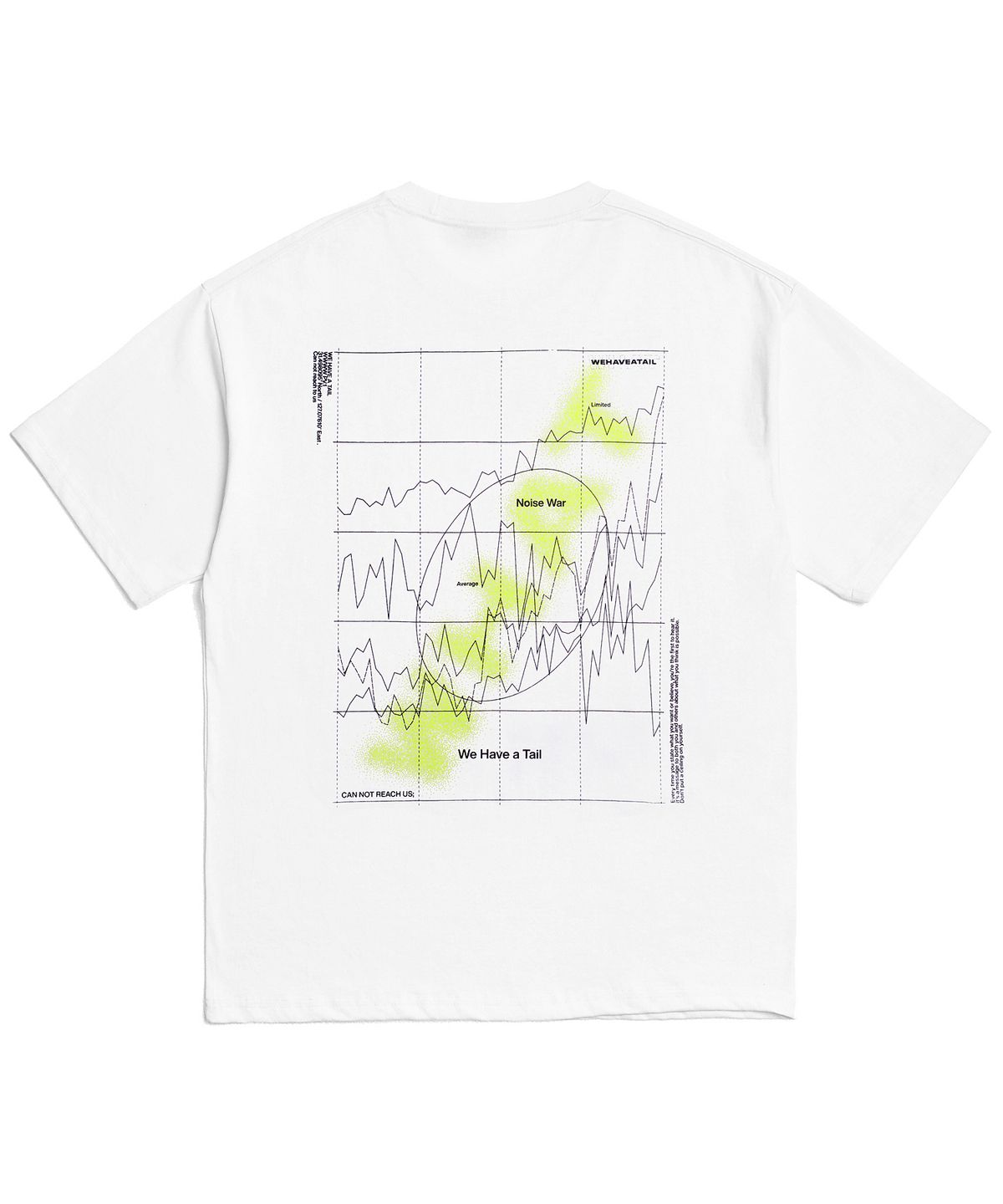 위해브어테일(WE HAVE A TAIL) WAVE TSHIRTS (WHITE)
