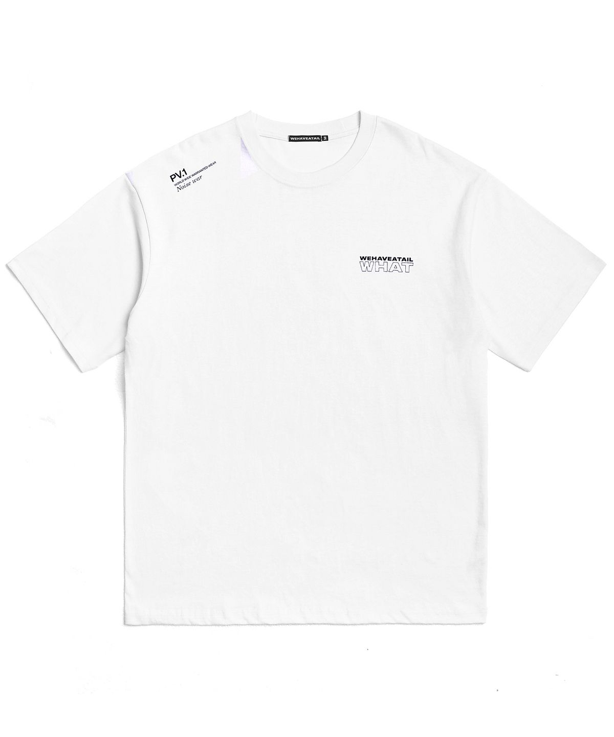 위해브어테일(WE HAVE A TAIL) WAVE TSHIRTS (WHITE)