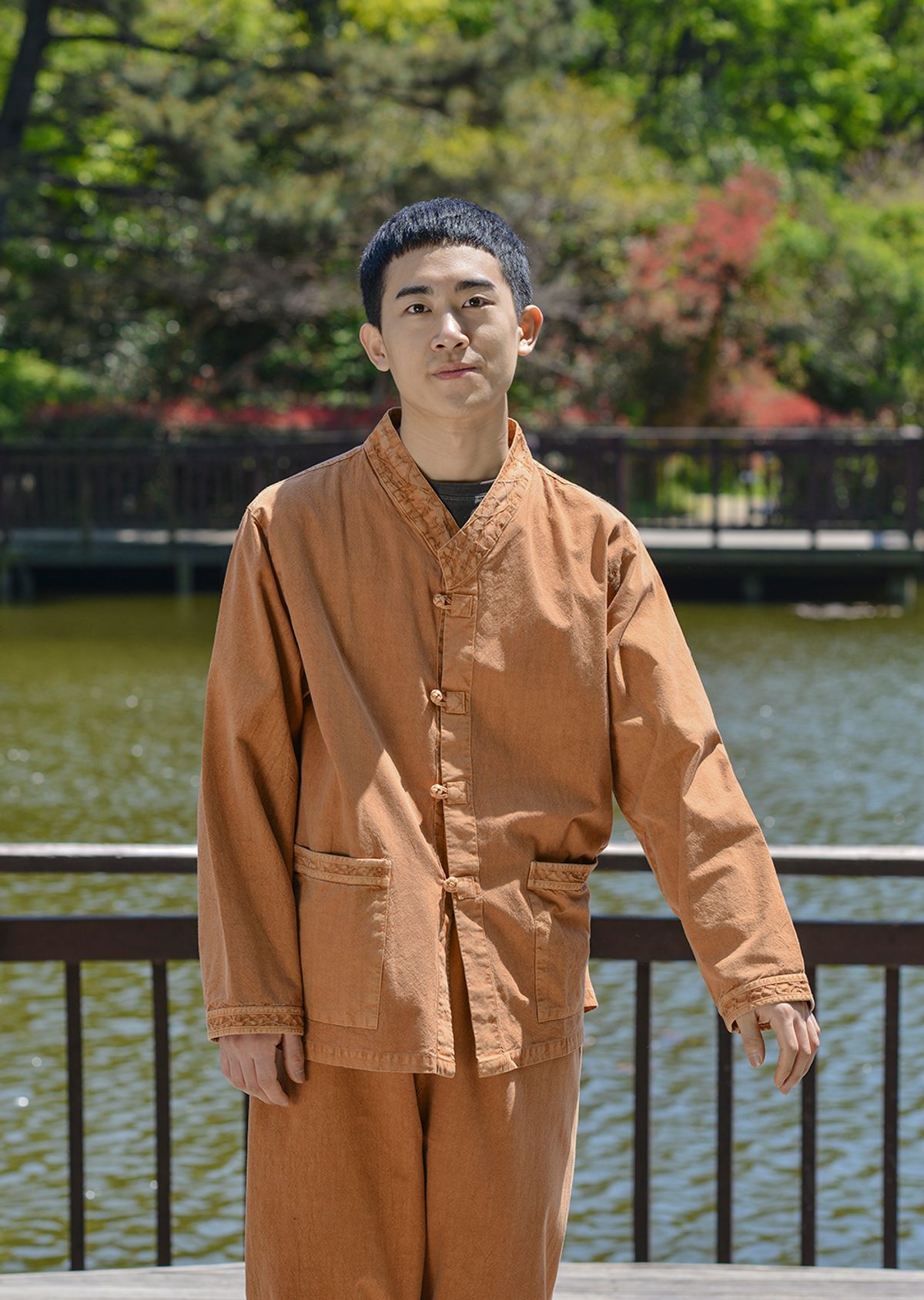 지장사(ZIJANGSA) [10042] (남여공용) 20수 V 공용 2피스 황토