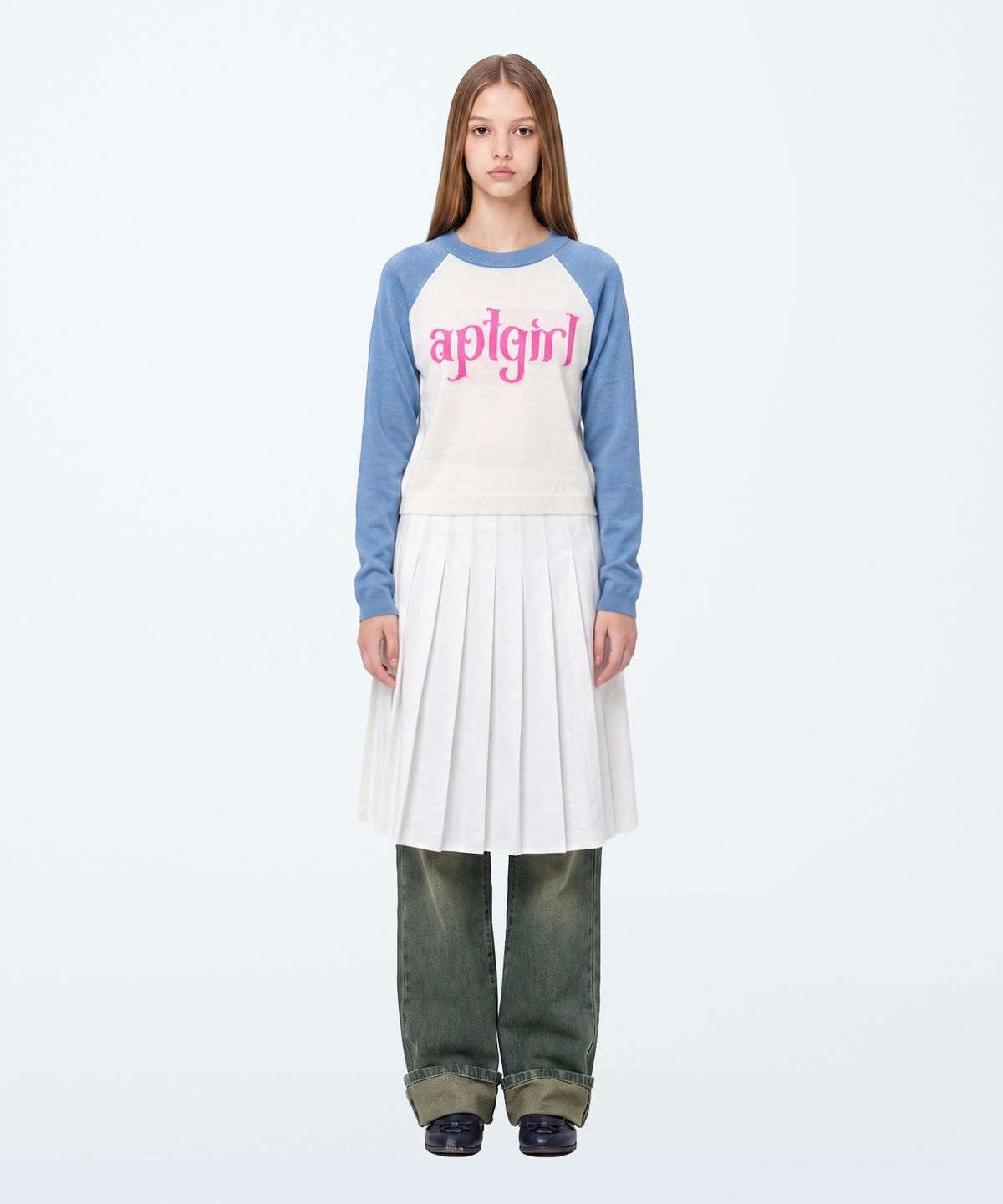 아파트먼트(APARTMENT) (W) GRATIFY KNIT - BLUE