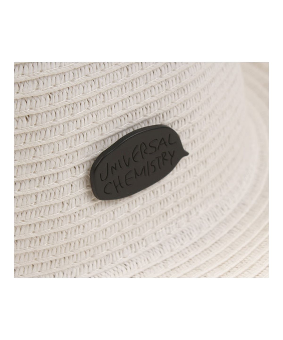 유니버셜 케미스트리(UNIVERSAL CHEMISTRY) Long White Wire Cloche Hat BK 여름페도라