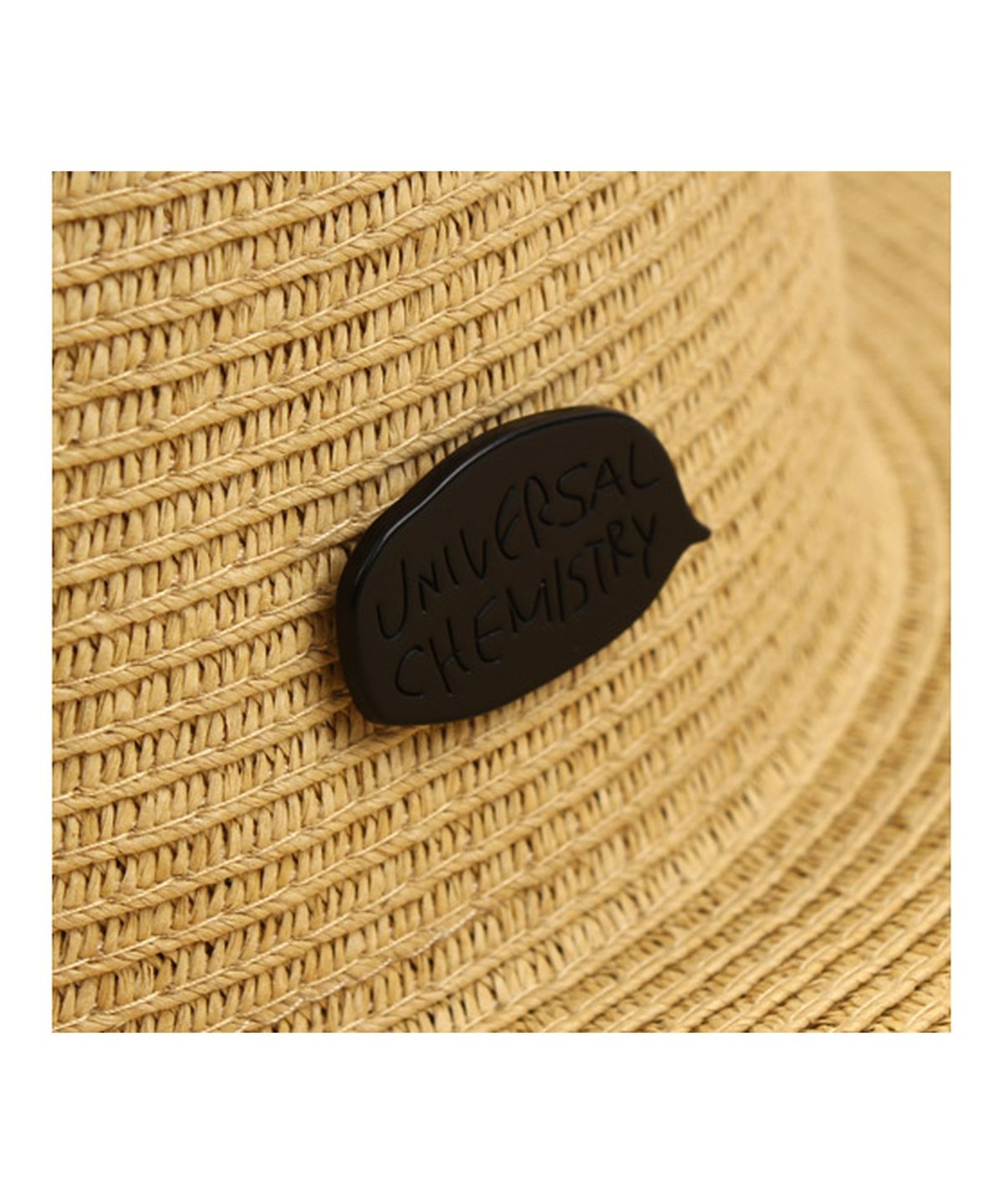 유니버셜 케미스트리(UNIVERSAL CHEMISTRY) Long Beige Wire Cloche Hat BK 여름페도라