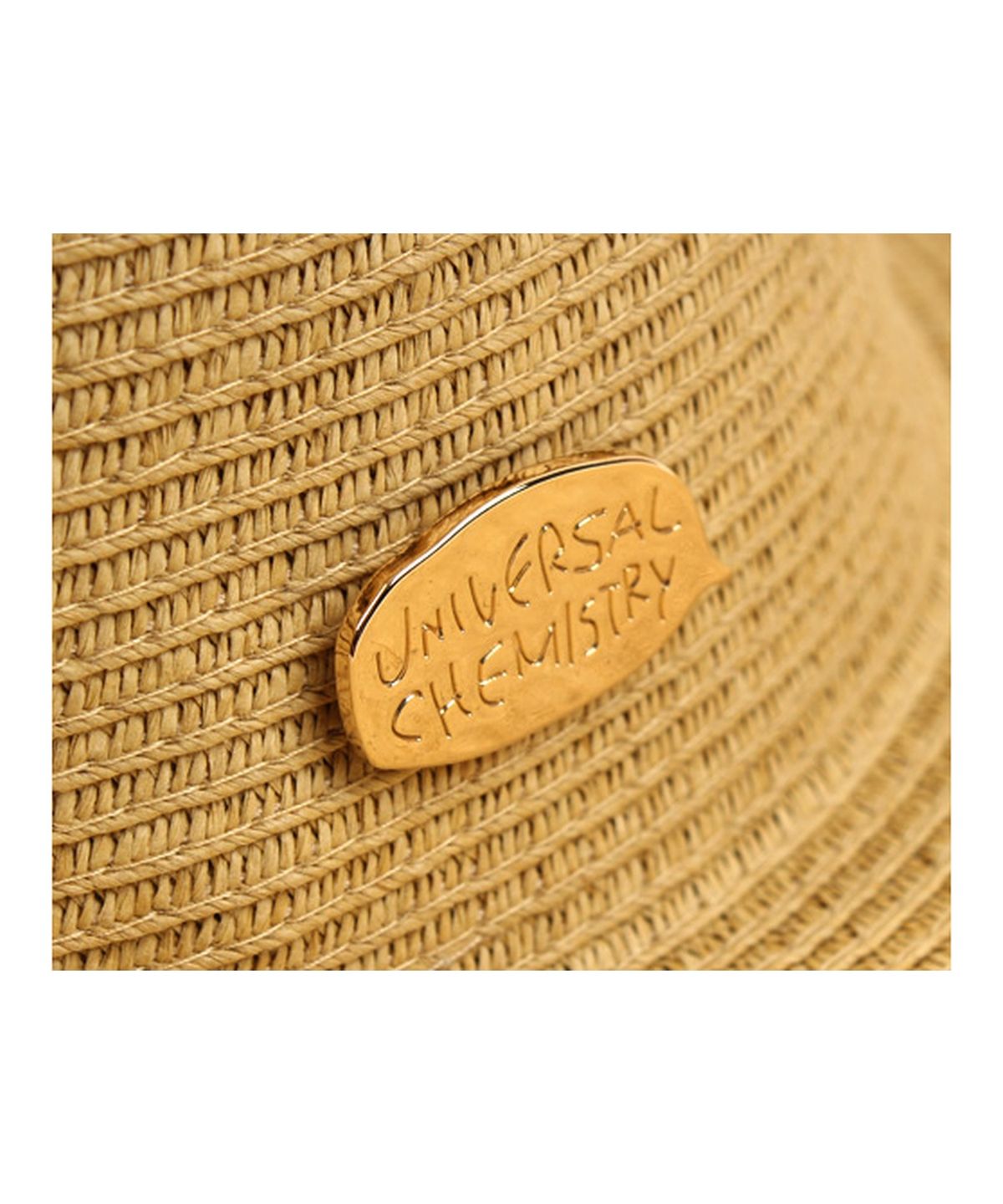 유니버셜 케미스트리(UNIVERSAL CHEMISTRY) Long Beige Wire Cloche Hat GD 여름페도라