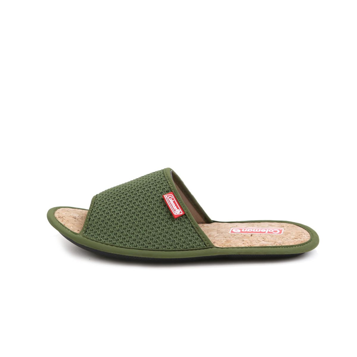 콜맨슈즈(COLEMAN SHOES) 벨로 카키 코르크 남여공용 거실화 슬리퍼
