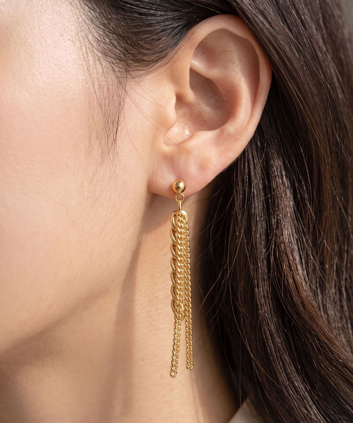 매즈믹(MEZMIC) 멀티 체인  귀걸이