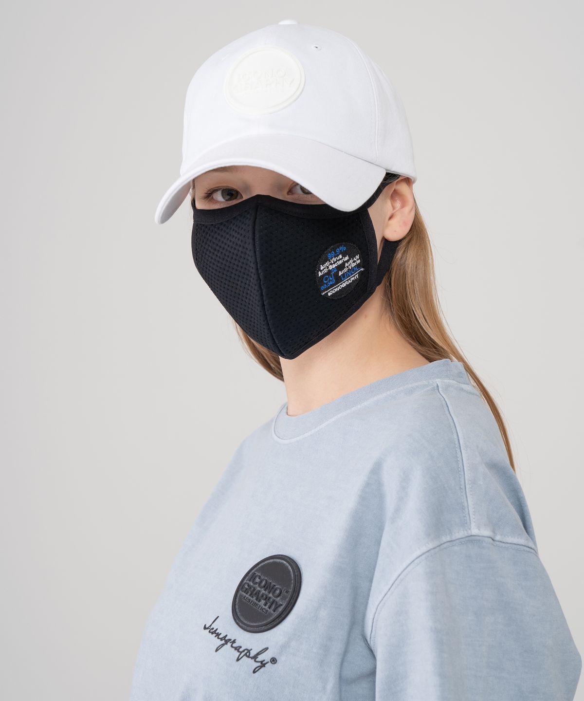 아이코노그라피(ICONOGRAPHY) [Unisex] Anti-Virus 구리원단 와펜 볼캡 IV