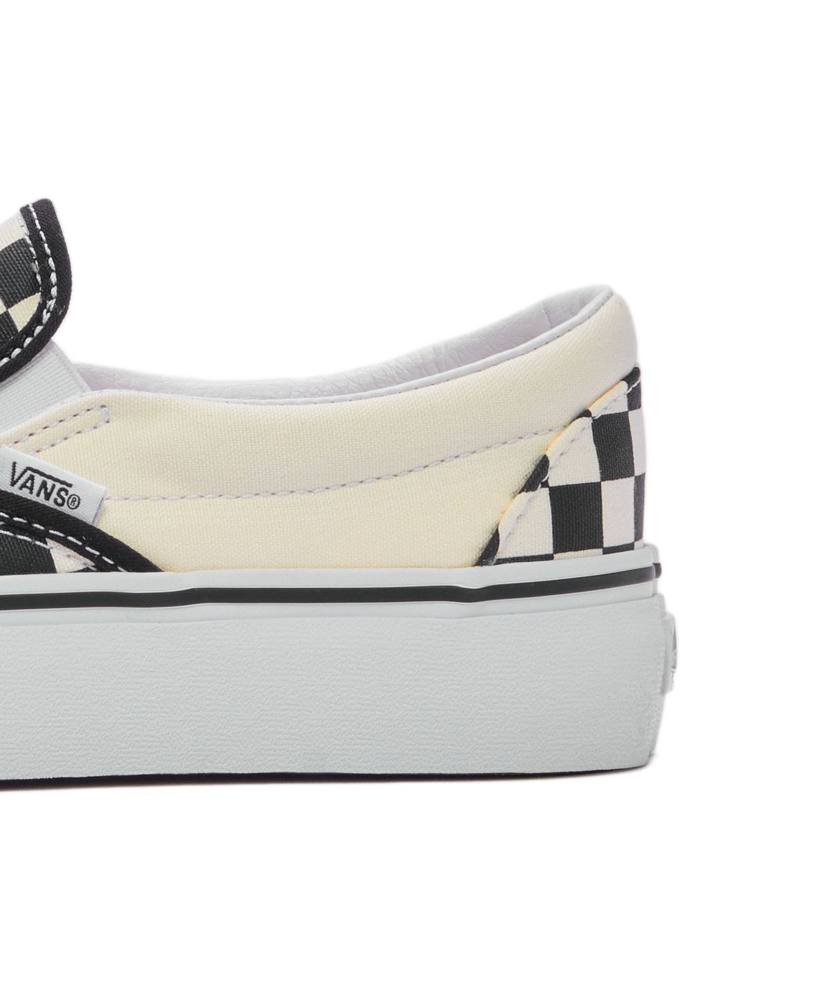 반스(VANS) 클래식 슬립온 플랫폼 - (체커보드) 블랙:화이트 / VN00018EBWW1