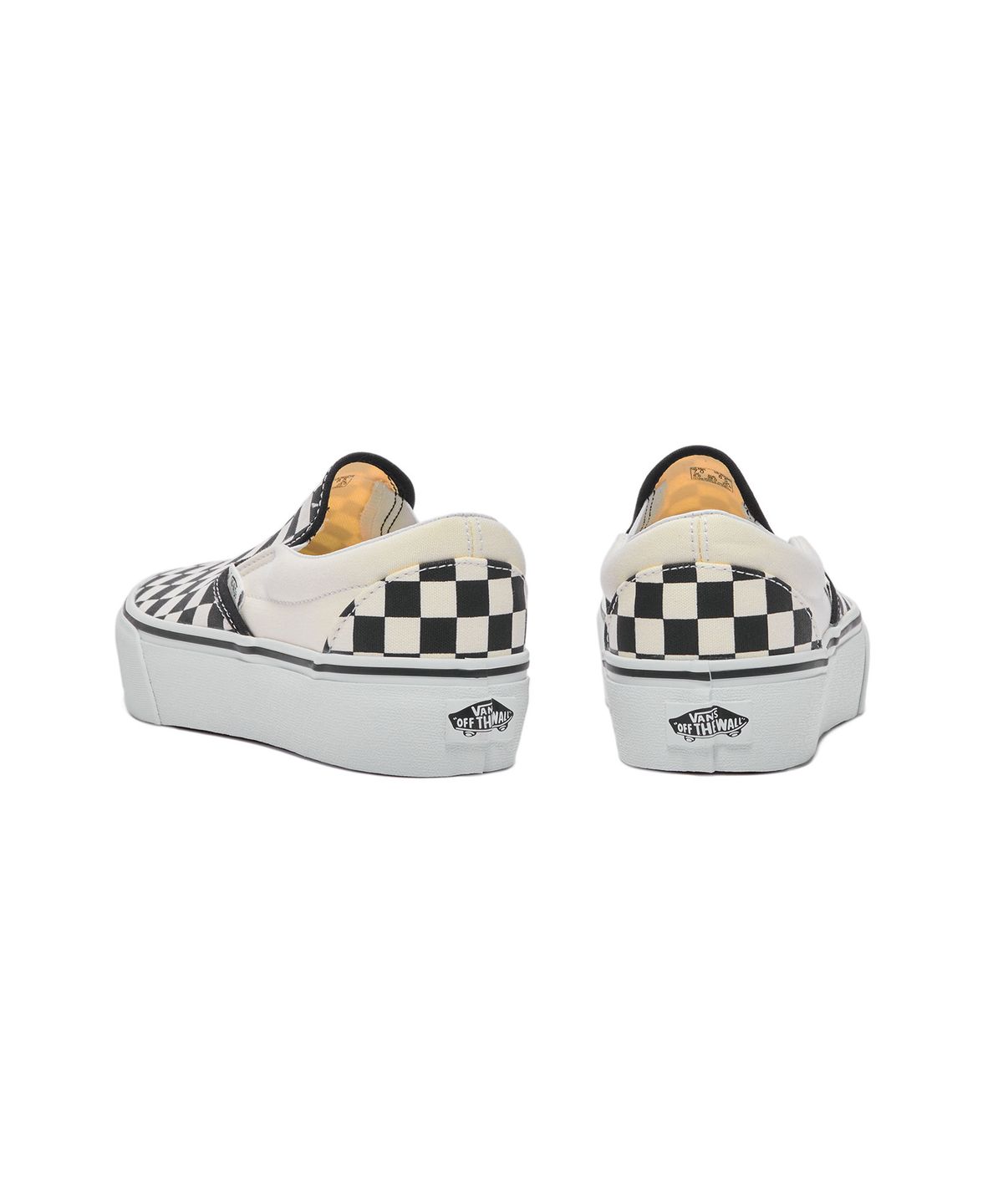 반스(VANS) 클래식 슬립온 플랫폼 - (체커보드) 블랙:화이트 / VN00018EBWW1