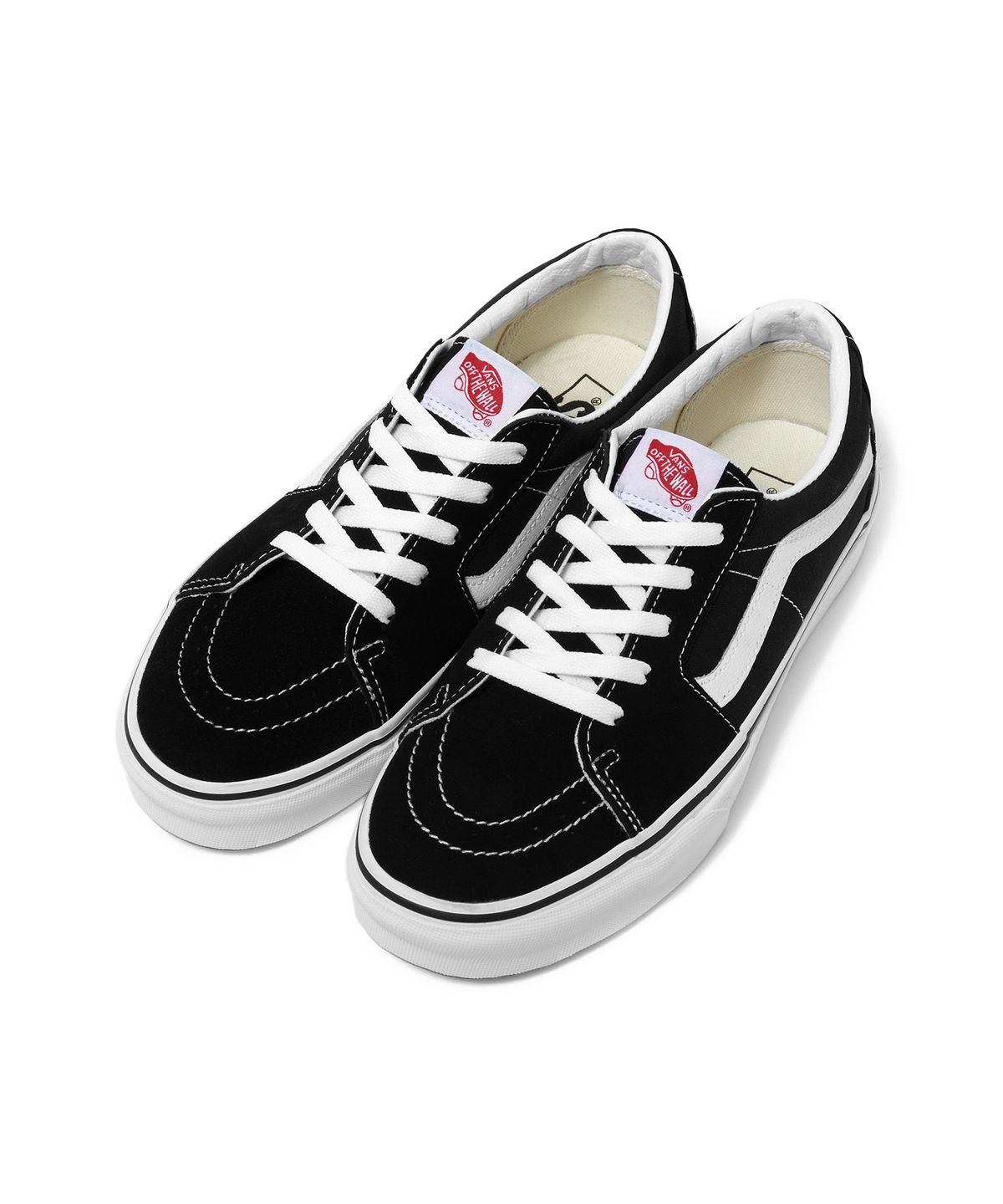 반스(VANS) 스케이트 로우 - 블랙:트루 화이트 / VN0A4UUK6BT1
