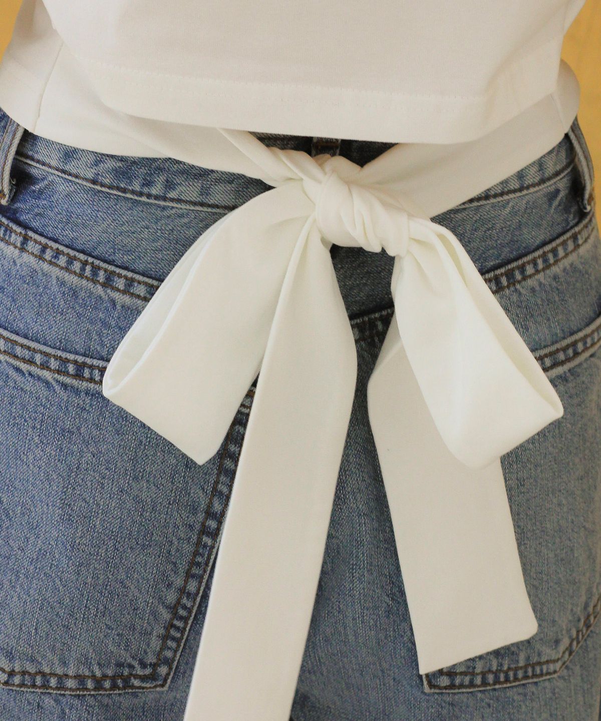 라티젠(LARTIGENT) MTOF2 RIBBON T-SHIRT(WHITE)