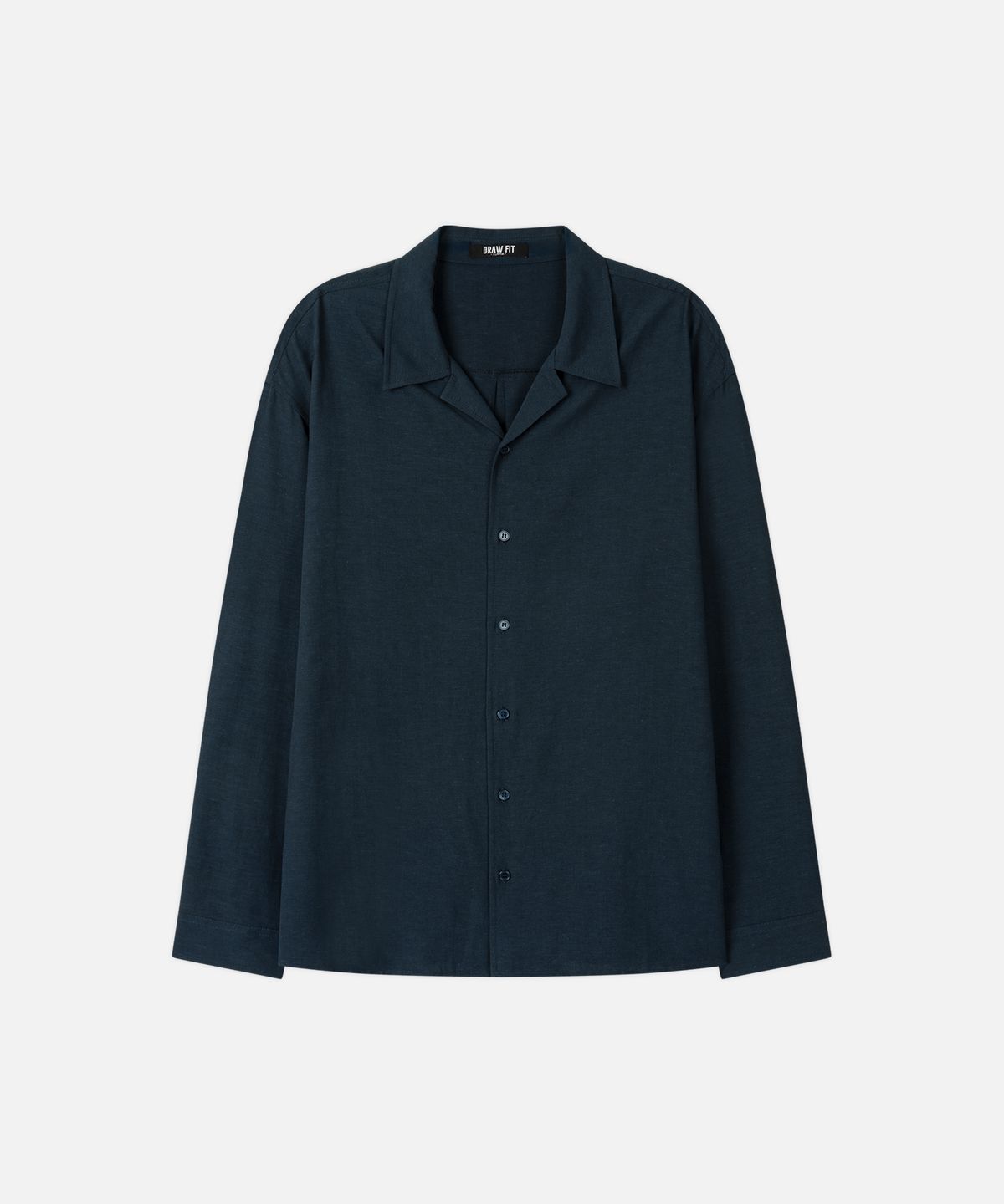 드로우핏(DRAW FIT) 스테이블 린넨 오픈 카라 셔츠 [3color]