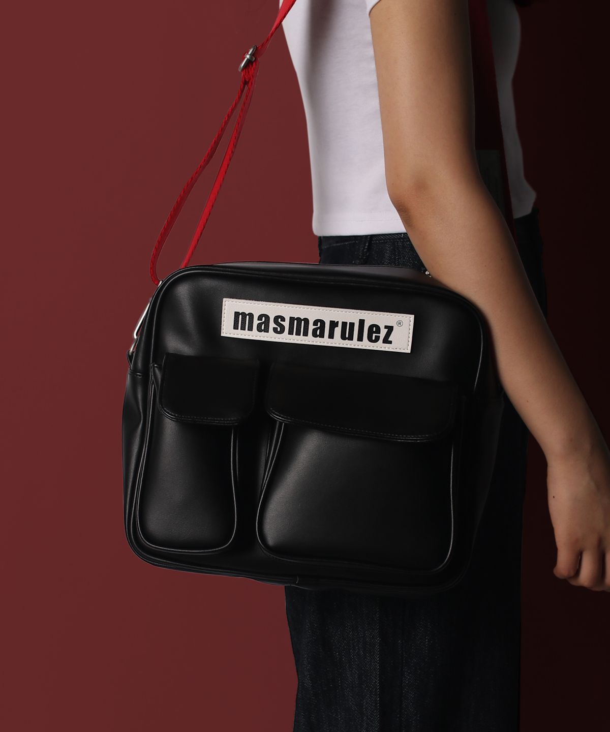 마스마룰즈(MASMARULEZ) Leather cross bag