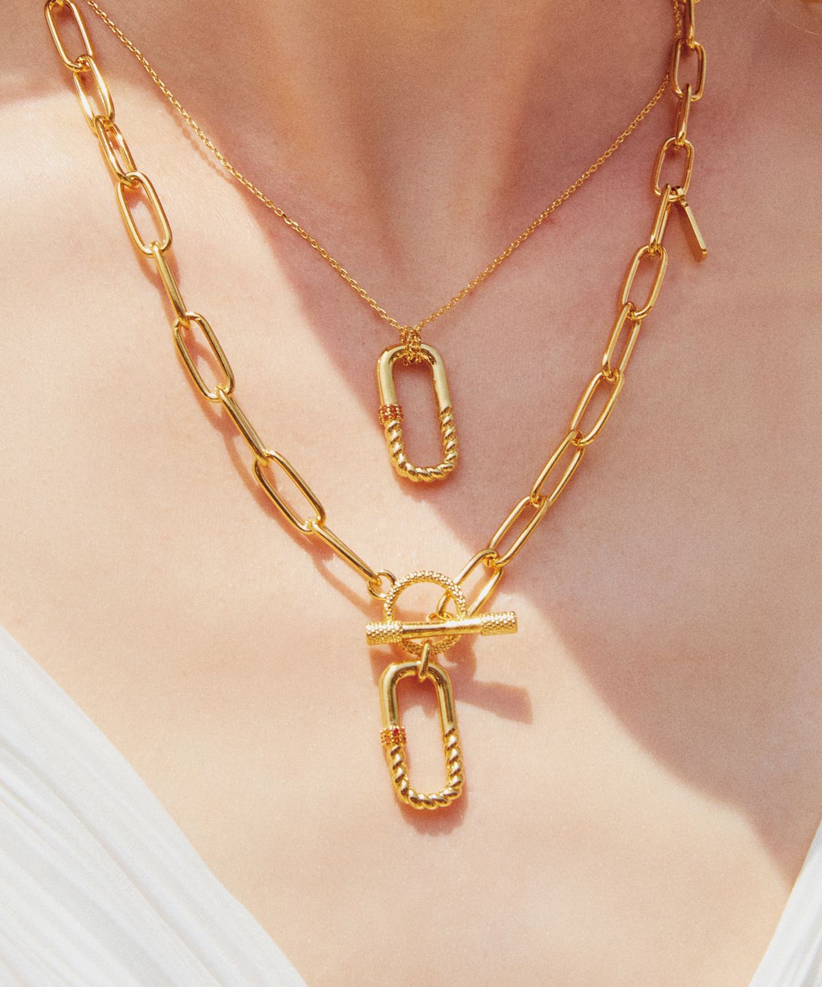 일레란느(ILLE LAN) Plucky Lock Necklace