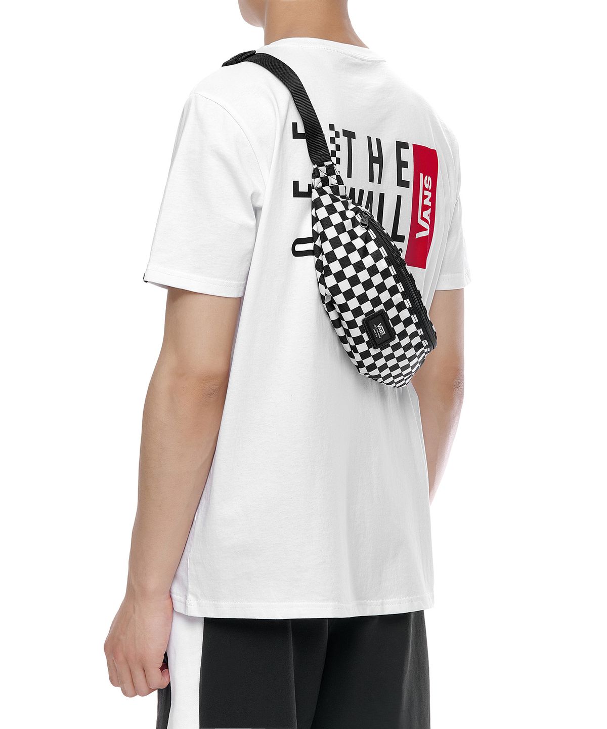 반스(VANS) 반스 미니 워드 크로스 바디 - 블랙:화이트 체크 / VN0A45GXHU01