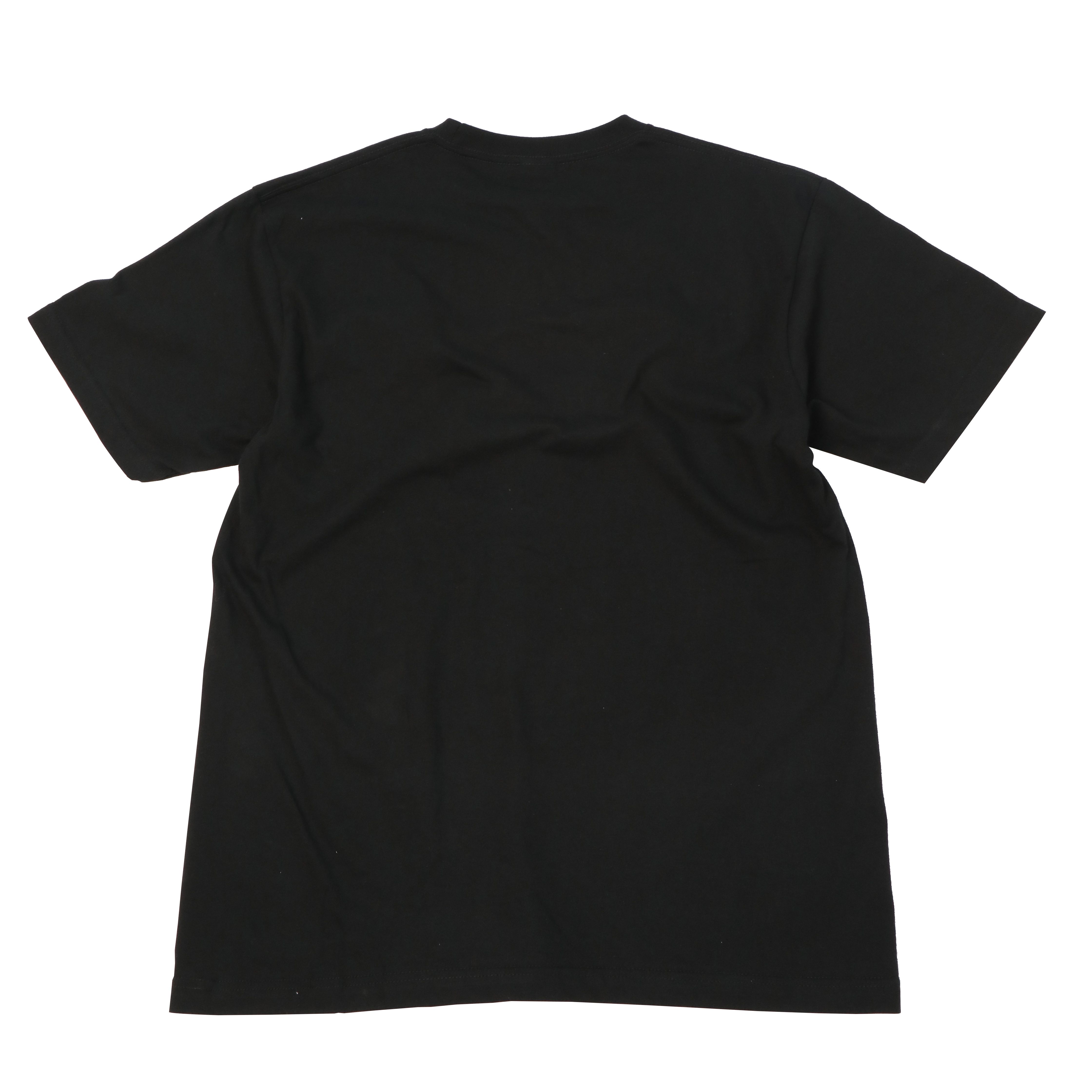MUSINSA | Monkey Flower PUBLIC SIMPLE GRAPHIC T-SHIRT BLACK