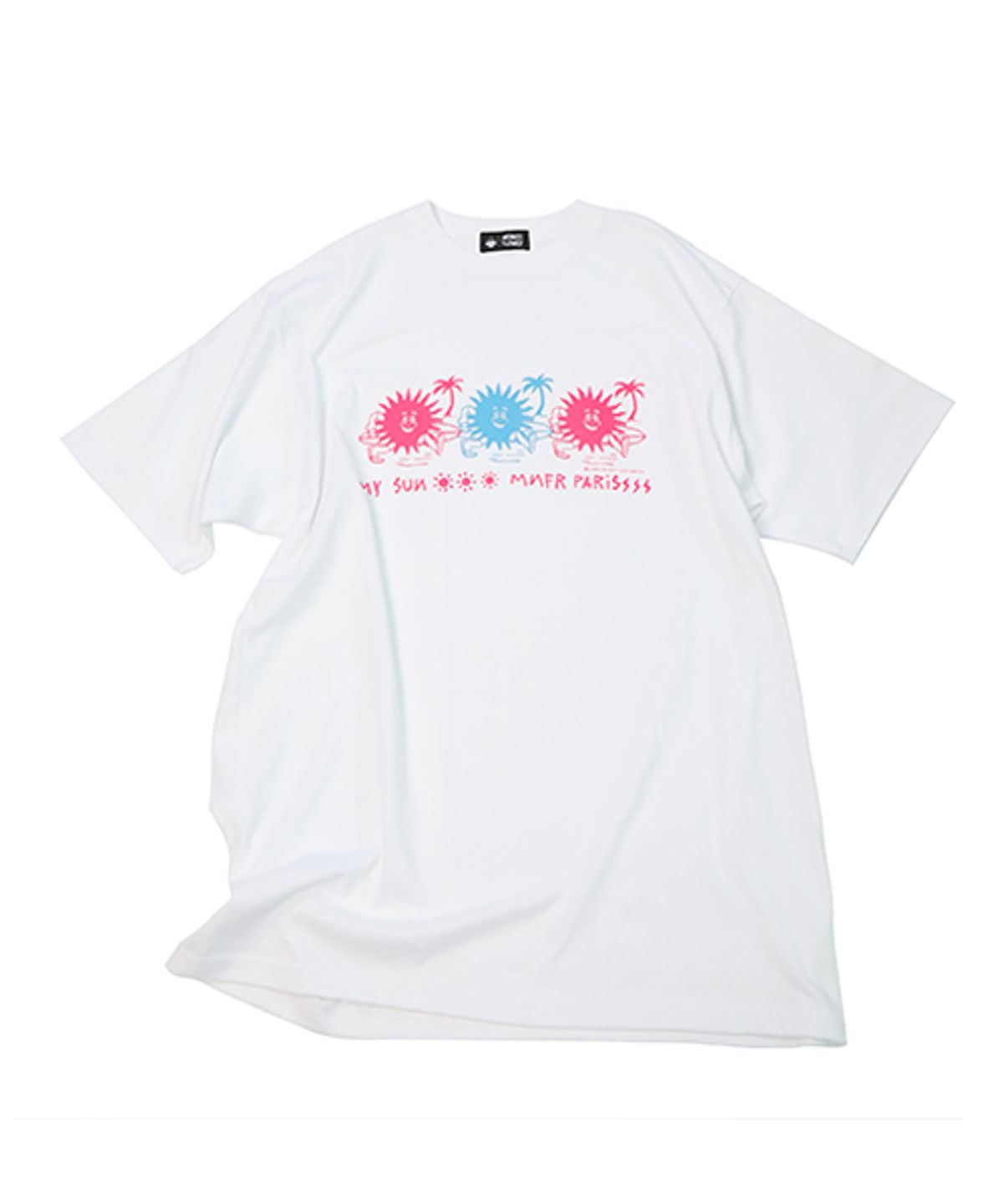 몽키플라워(Monkey Flower) 공용 그래픽 티셔츠 WHITE / MS0WTS02U80