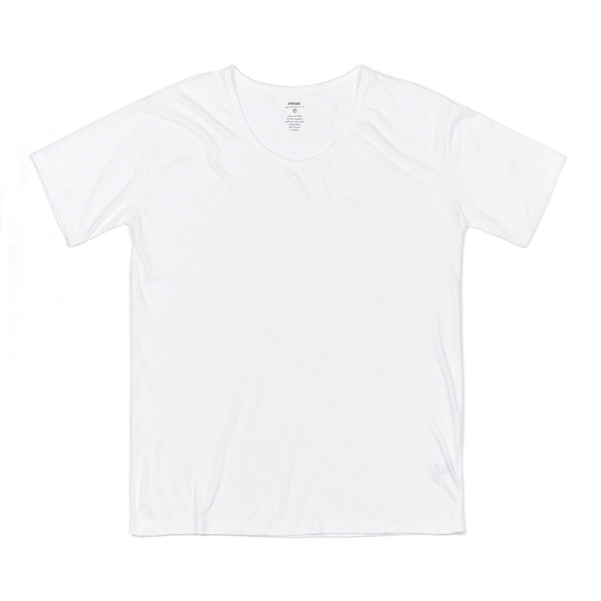 고저(GOZER) UNDER HALF T-SHIRT_WHITE