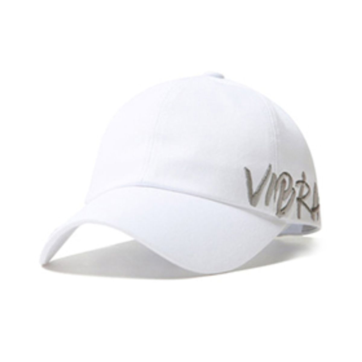바이브레이트(VIBRATE) BY THE SIDE BALL CAP (white)
