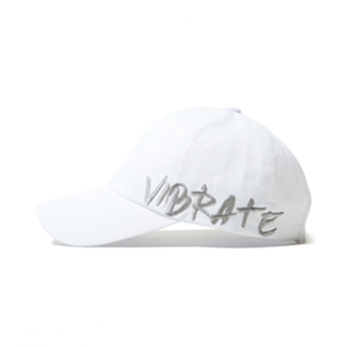 바이브레이트(VIBRATE) BY THE SIDE BALL CAP (white)